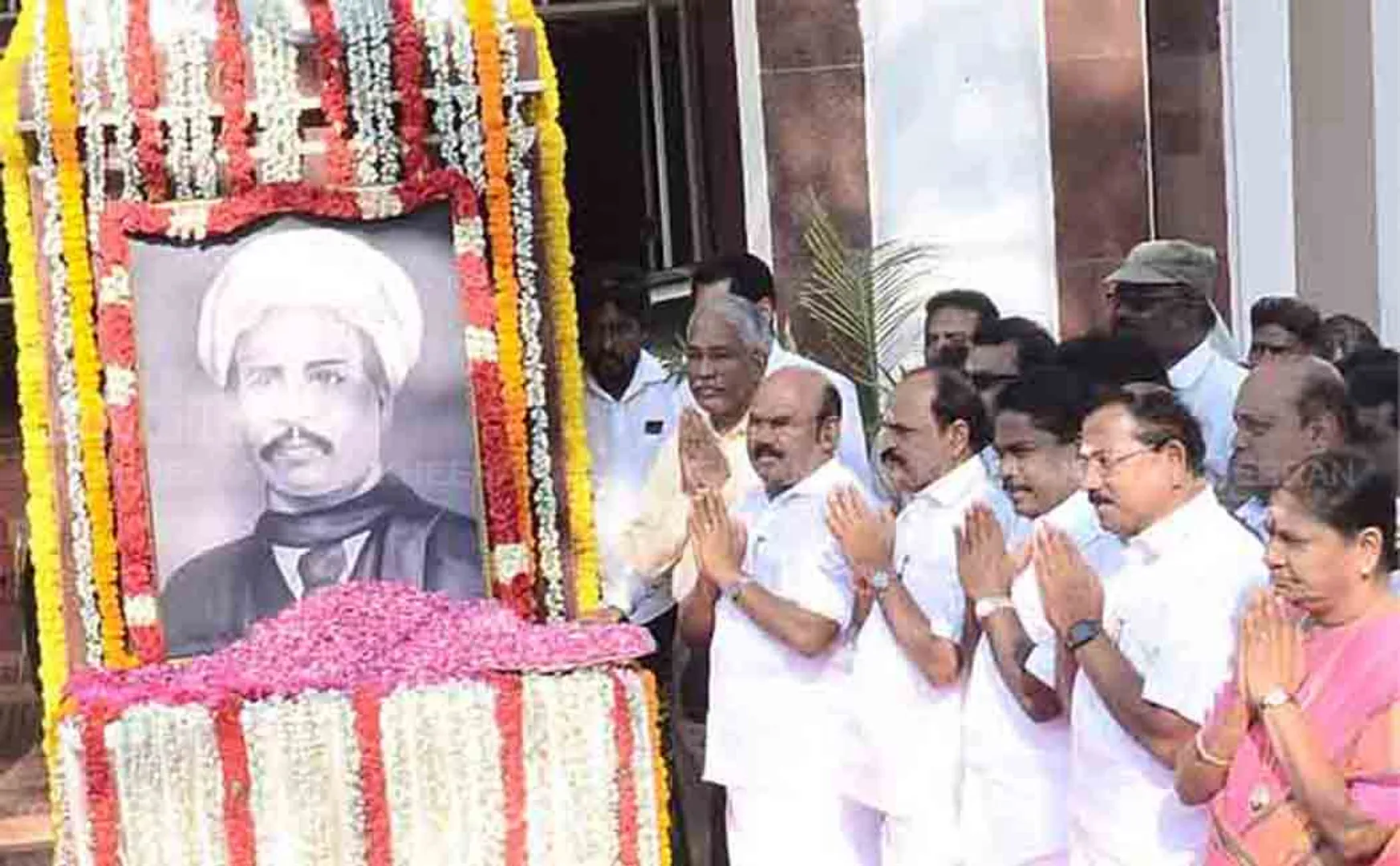 SINGARAVELU 161TH BIRTHDAY HAS TN GOVERNMENT CHENNAI COLLECTOR OFFICE 