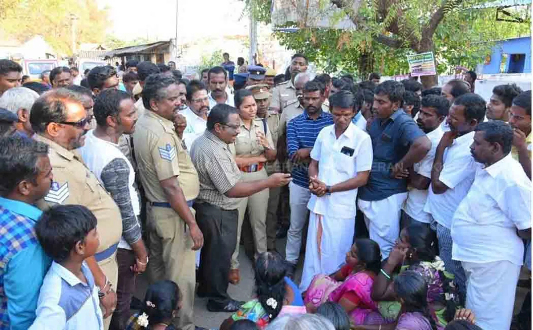 nellai district new area spared peoples government officers 