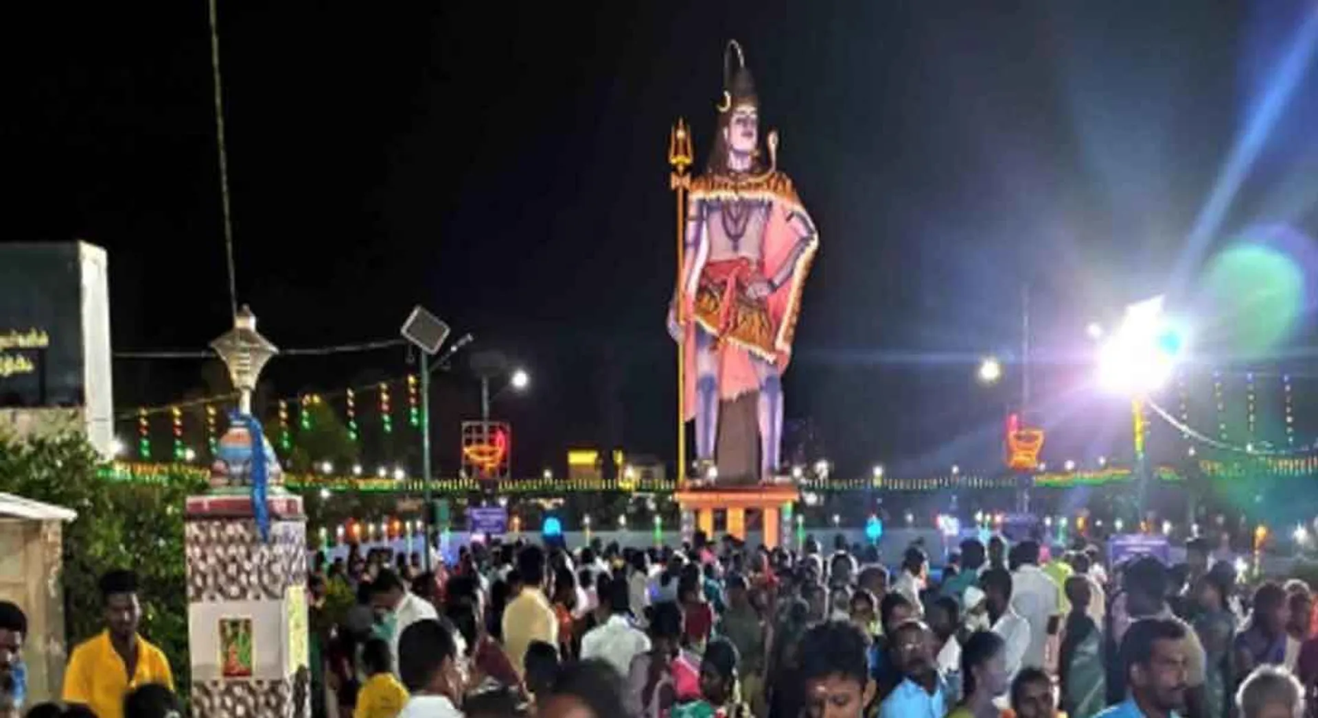 Shiva statue of Lord Shiva rathri celebrated