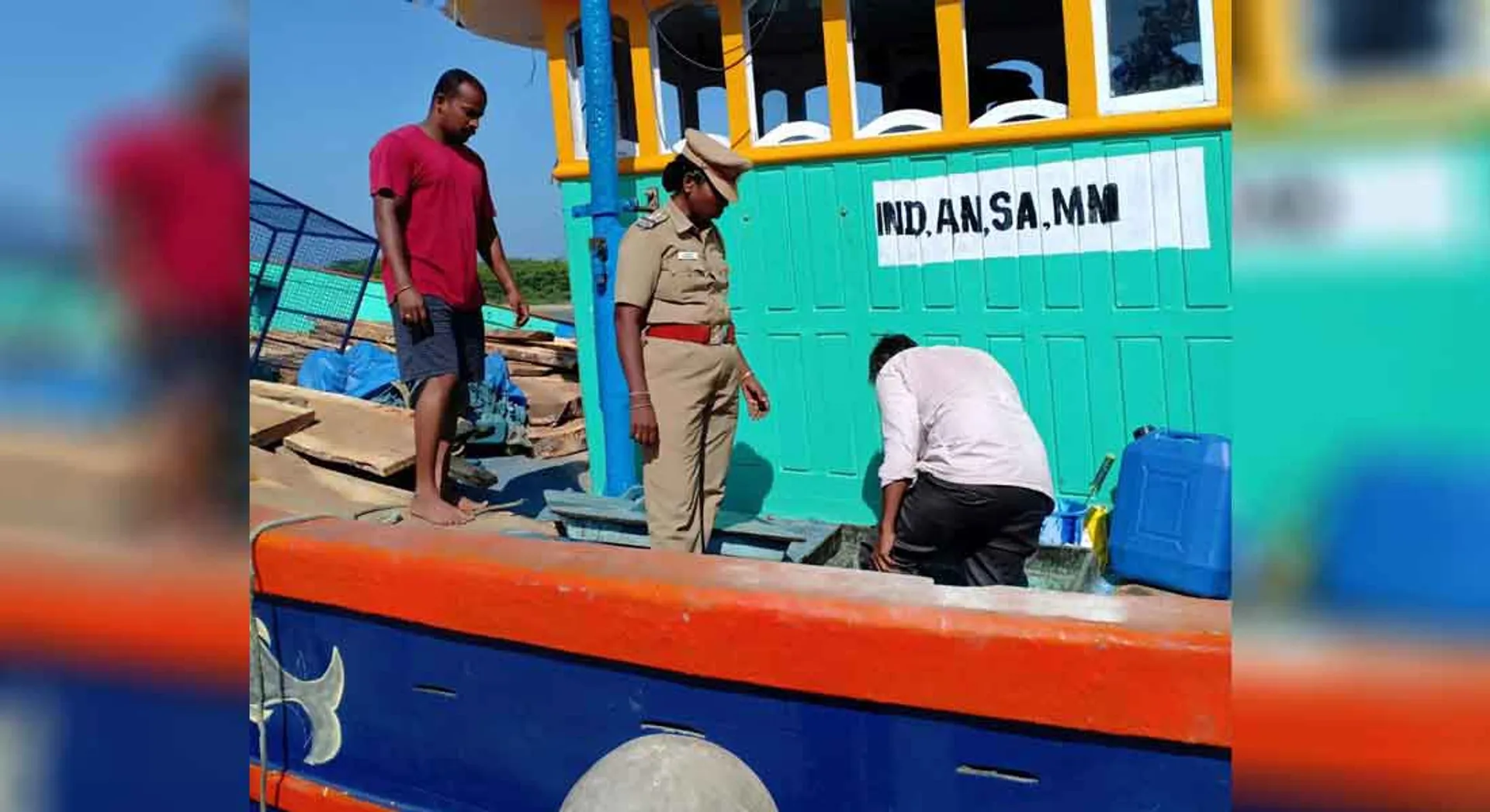 Is the boat going to Andaman intoxicated? Customs officials raided