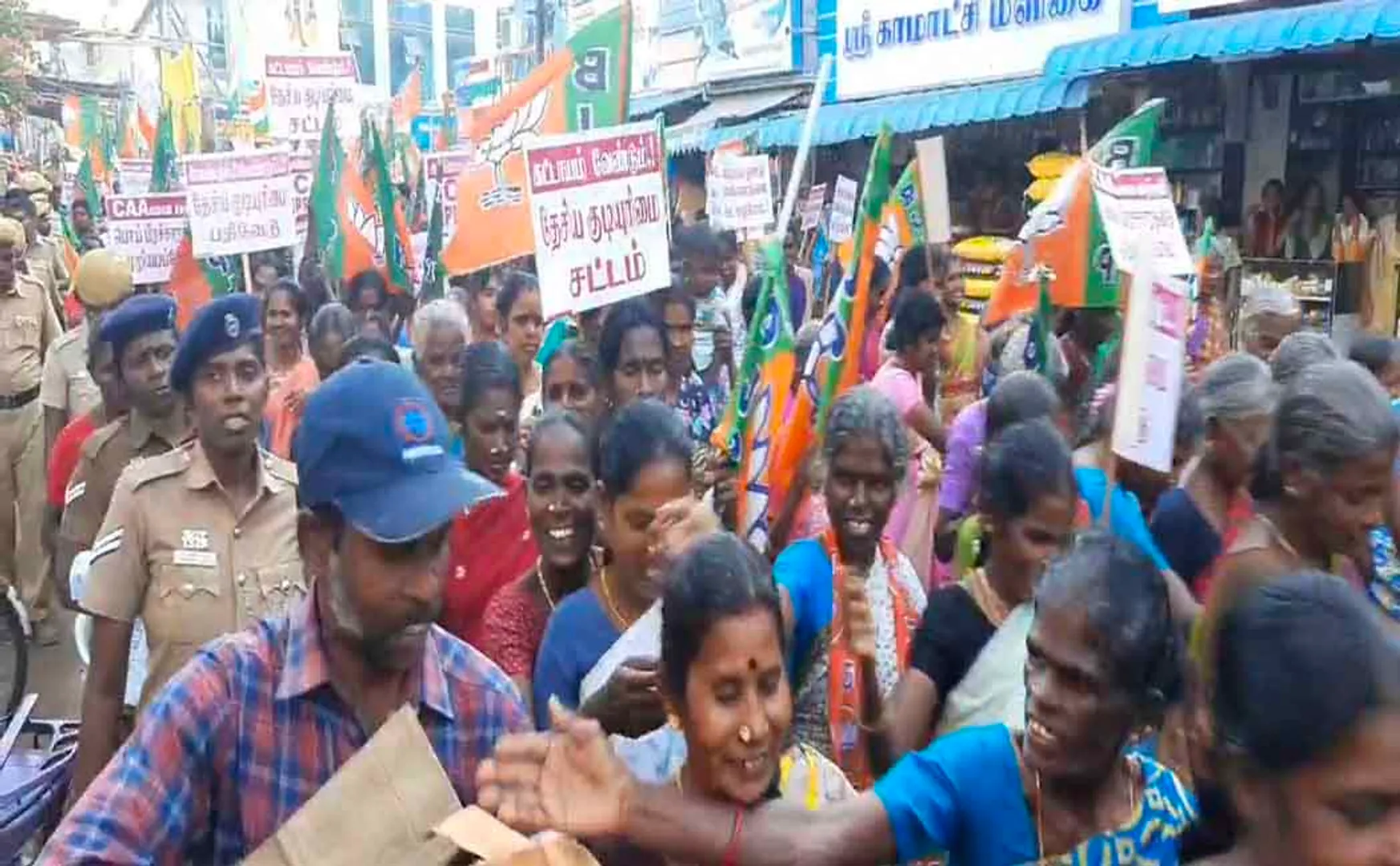 caa supported in bjp party rally in nagai district 