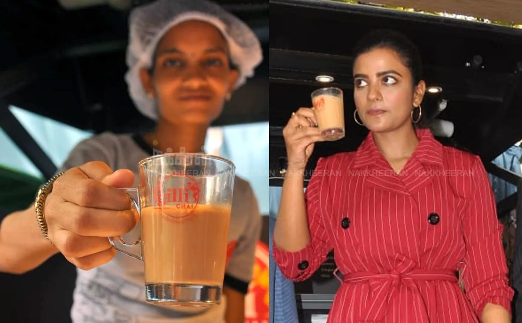 Mobile tea stall inaugurate by aishwarya rajesh