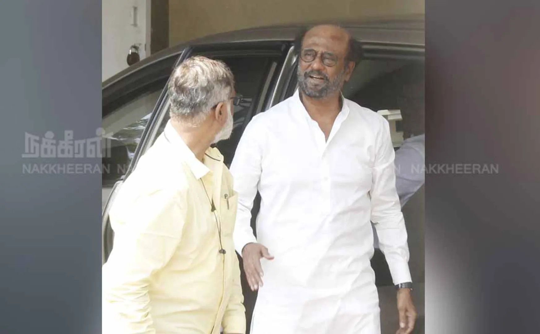  With District Secretaries actor rajinikanth discussion 