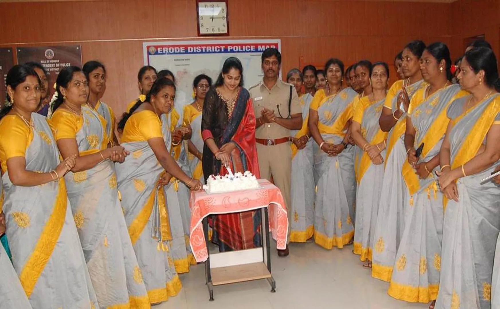 Police SP celebrated women's day with women