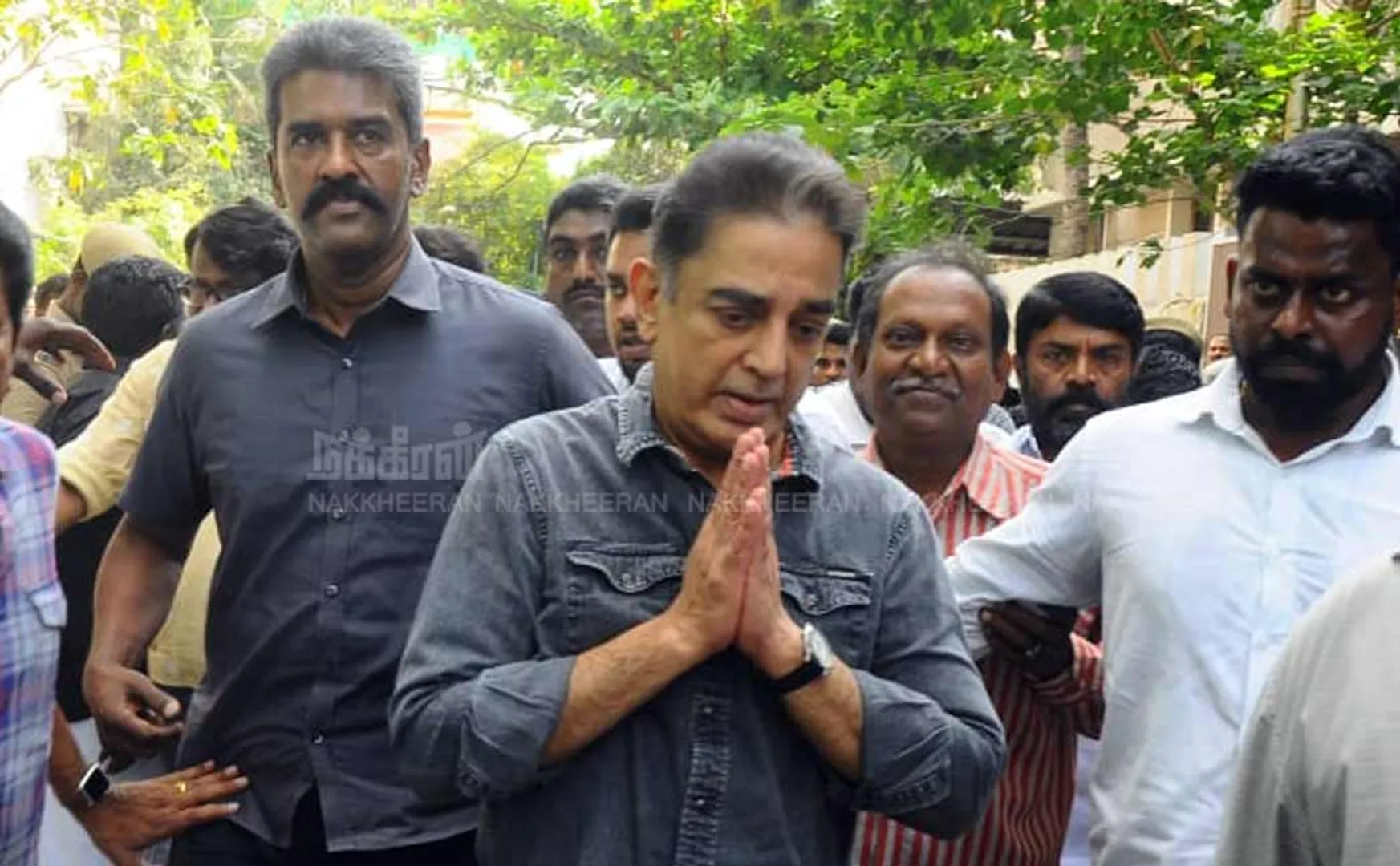 kamal pays tribute to Anbazhagan