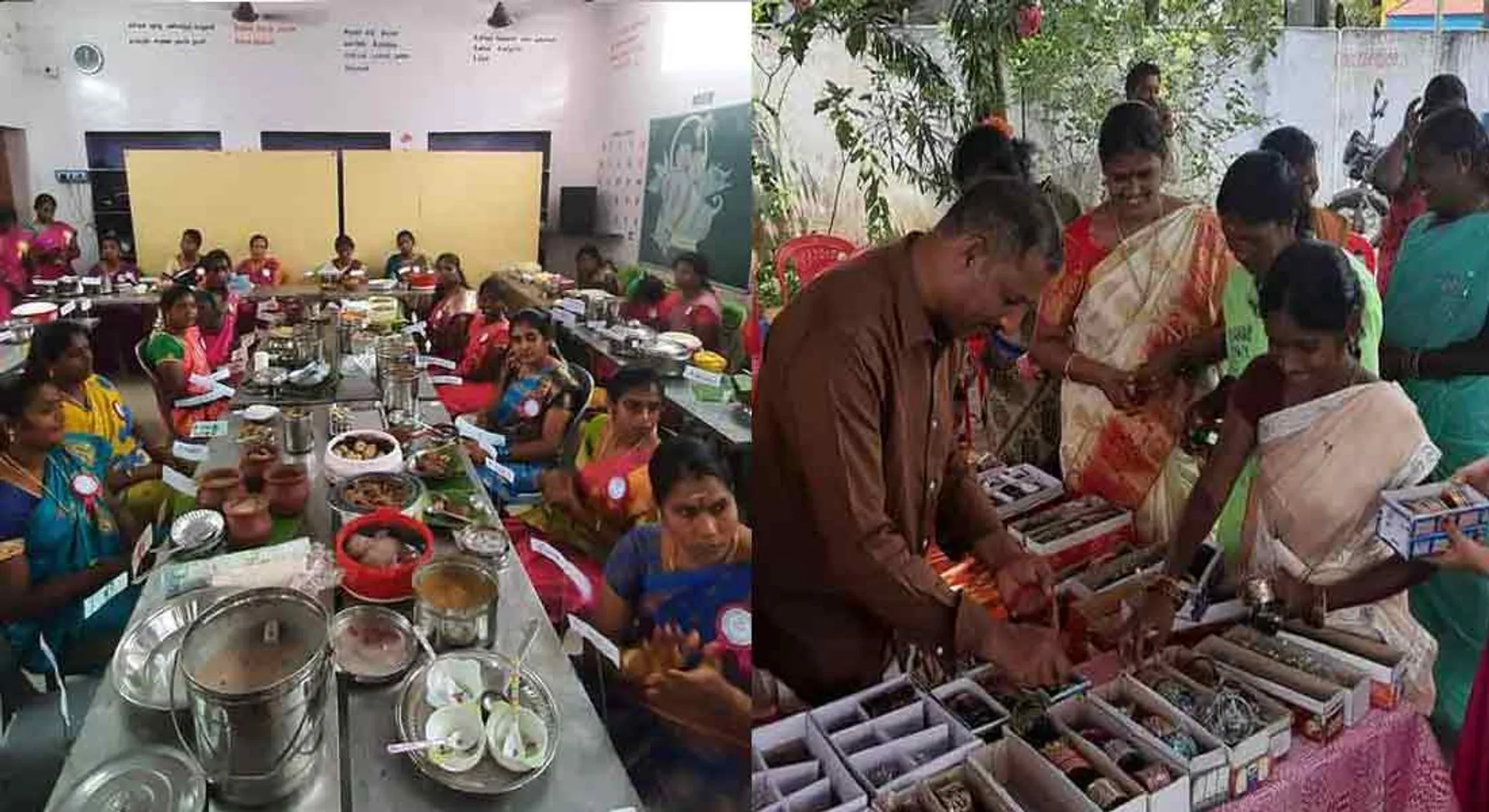 Women's bracelet, traditional food recovery on Women's Day