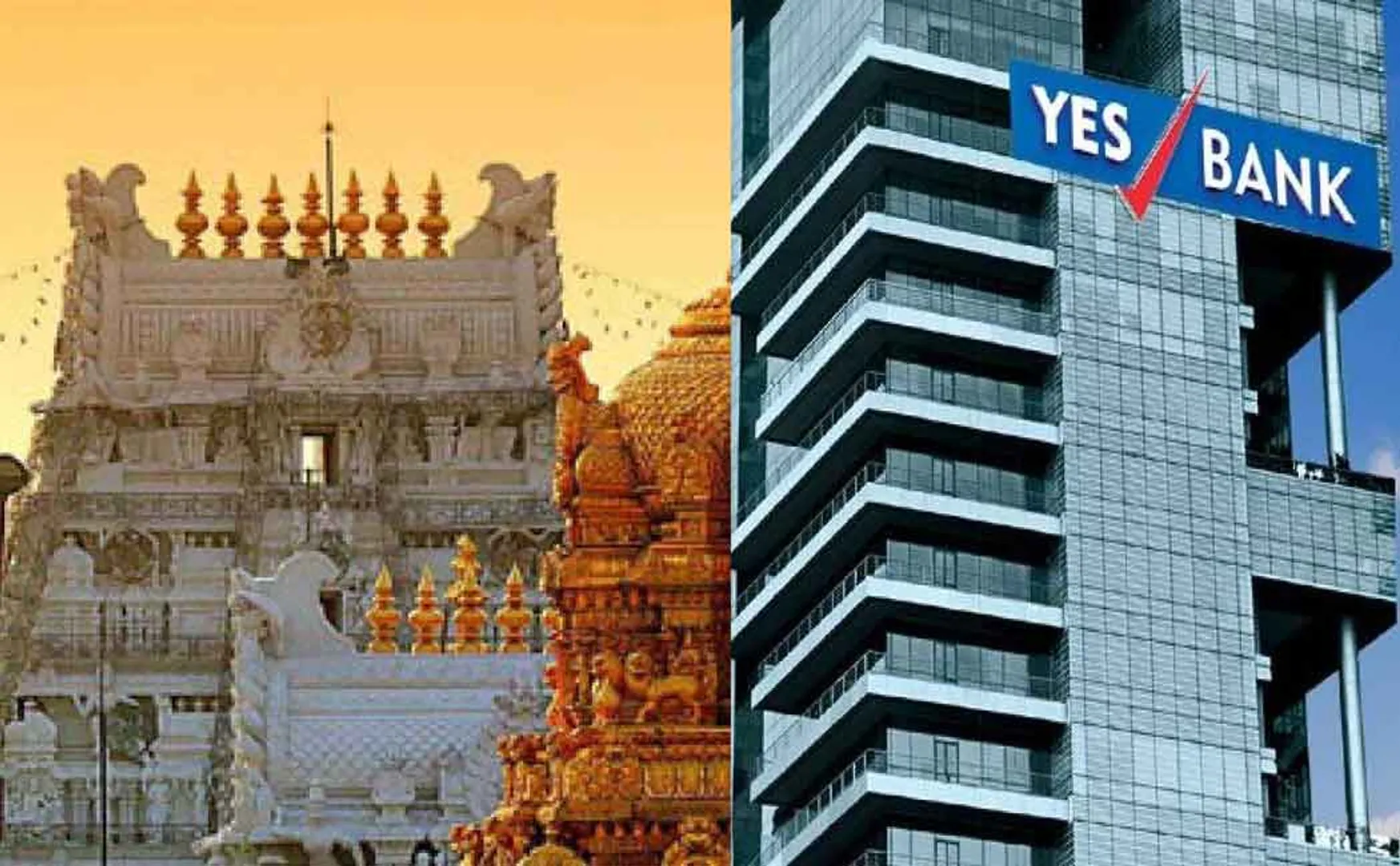 tirupathi devasthanam about yes bank collapse