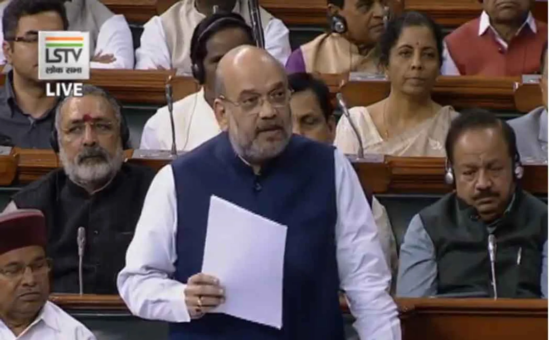parliament lok sabha home minister amitsha speech delhi issues 