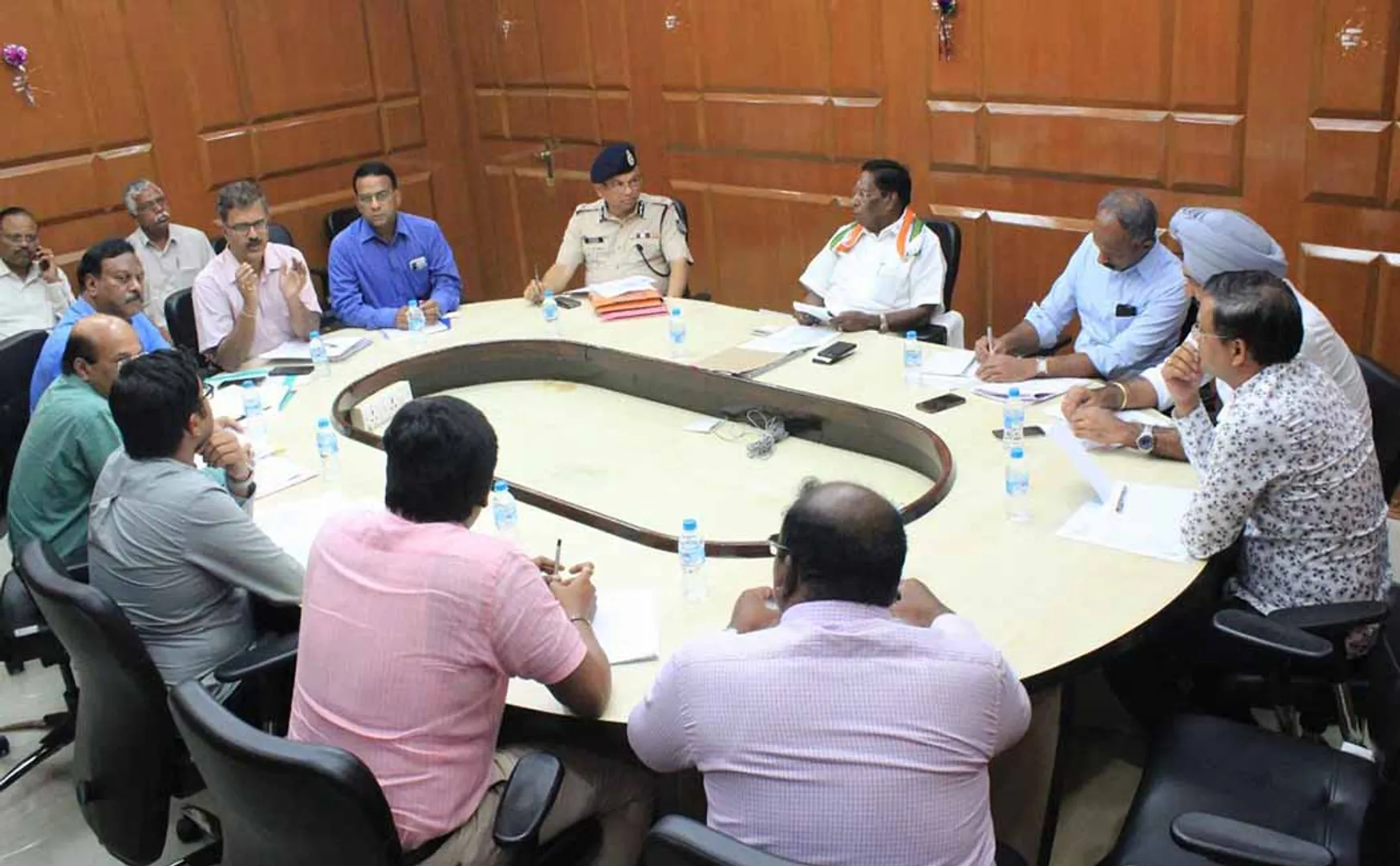 PUDUCHERRY CM PRESS MEET 
