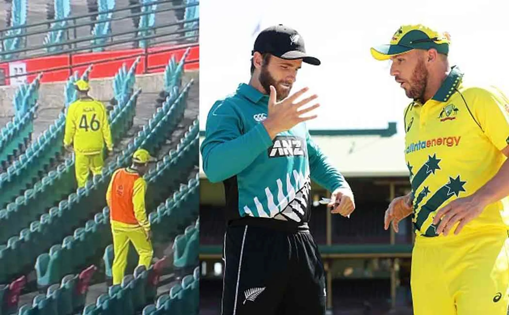 first ever closed door cricket match between aus vs nz 