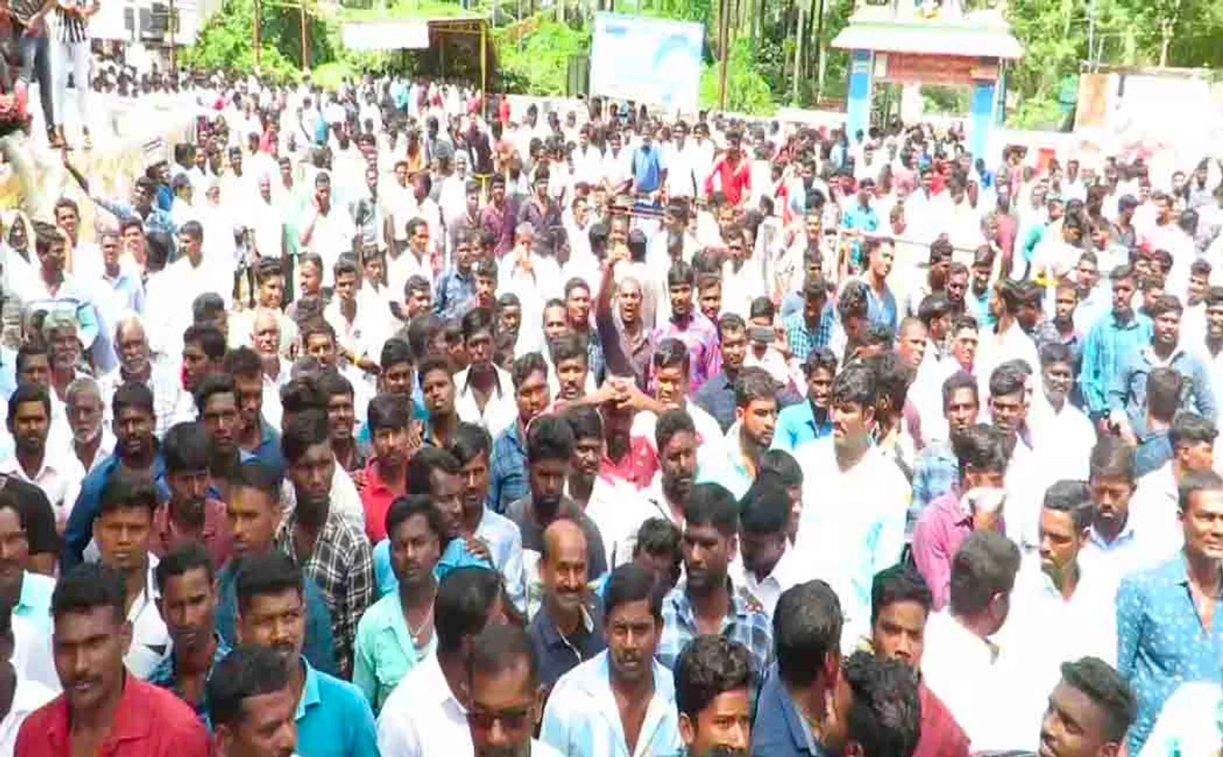 nagai collector office fishermans officers, police 