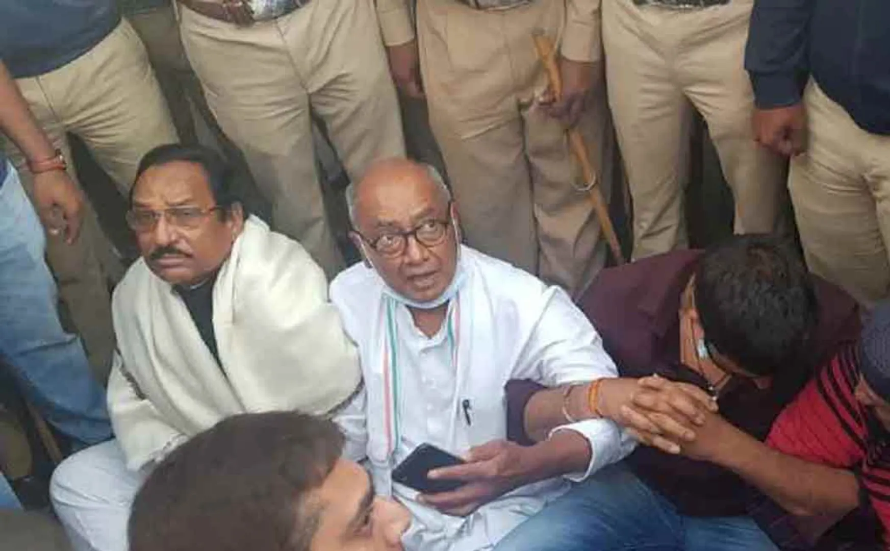 Digvijaya Singh at bengaluru resort