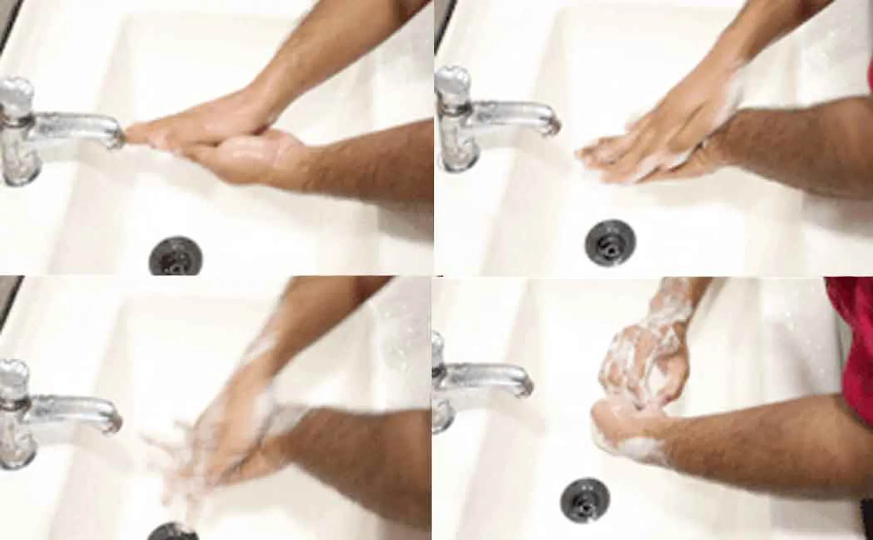 seven steps to wash your hands ans stay safe from corona virus