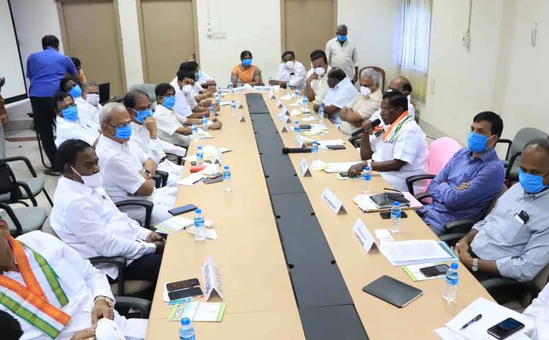 puducherry cm narayanasamy pressmeet 
