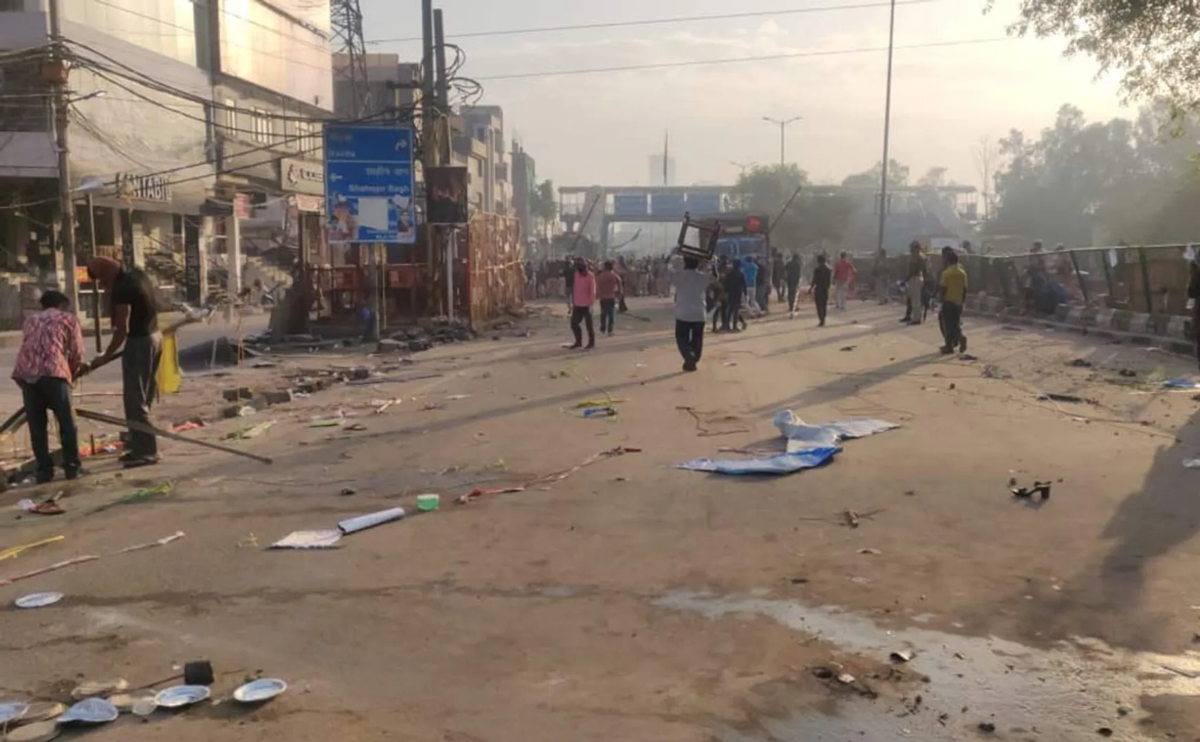ShaheenBagh cleared by police 