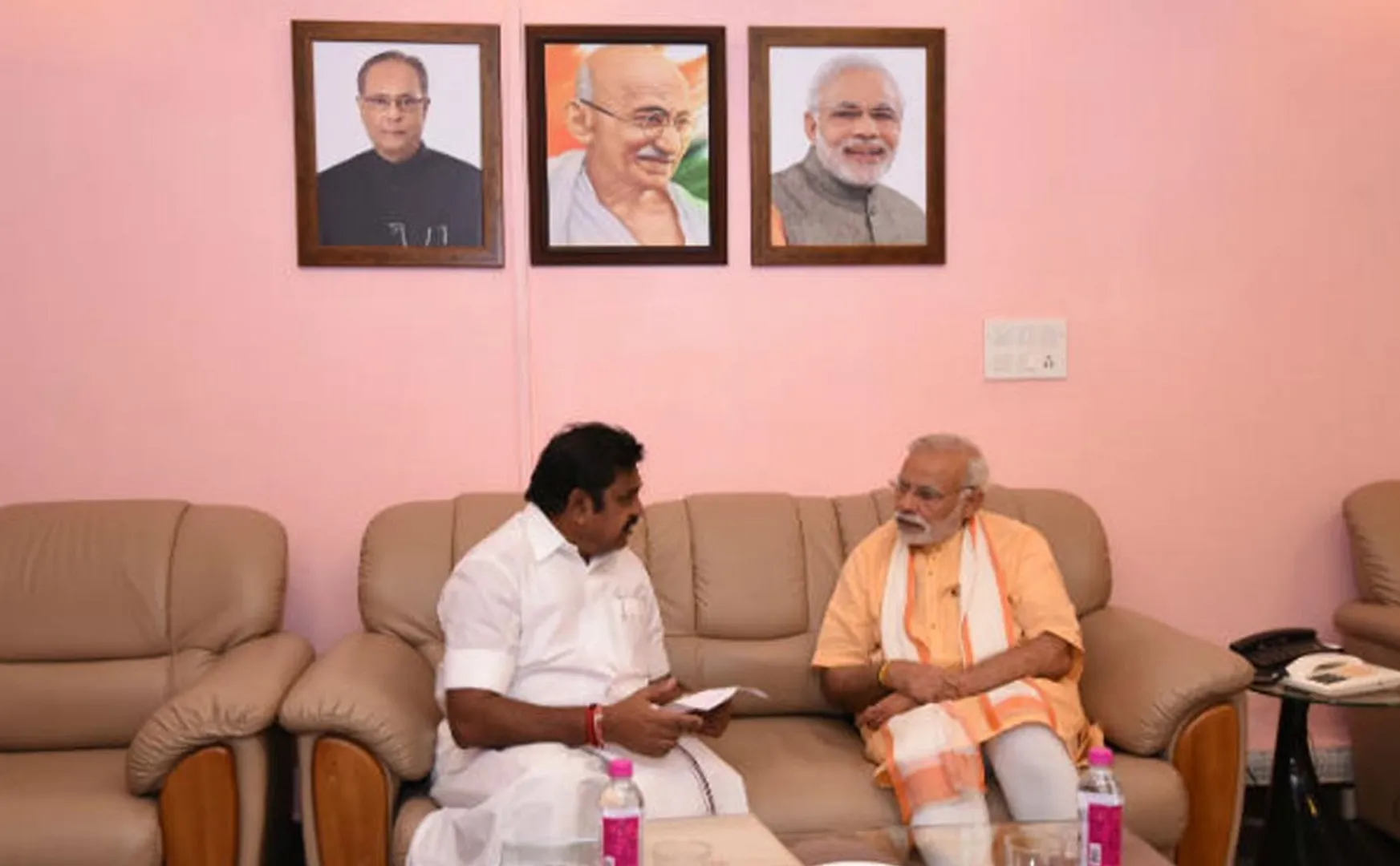 CORONA PREVENTION CM PALANISAMY AND PM NARENDRA MODI DISCUSSION 