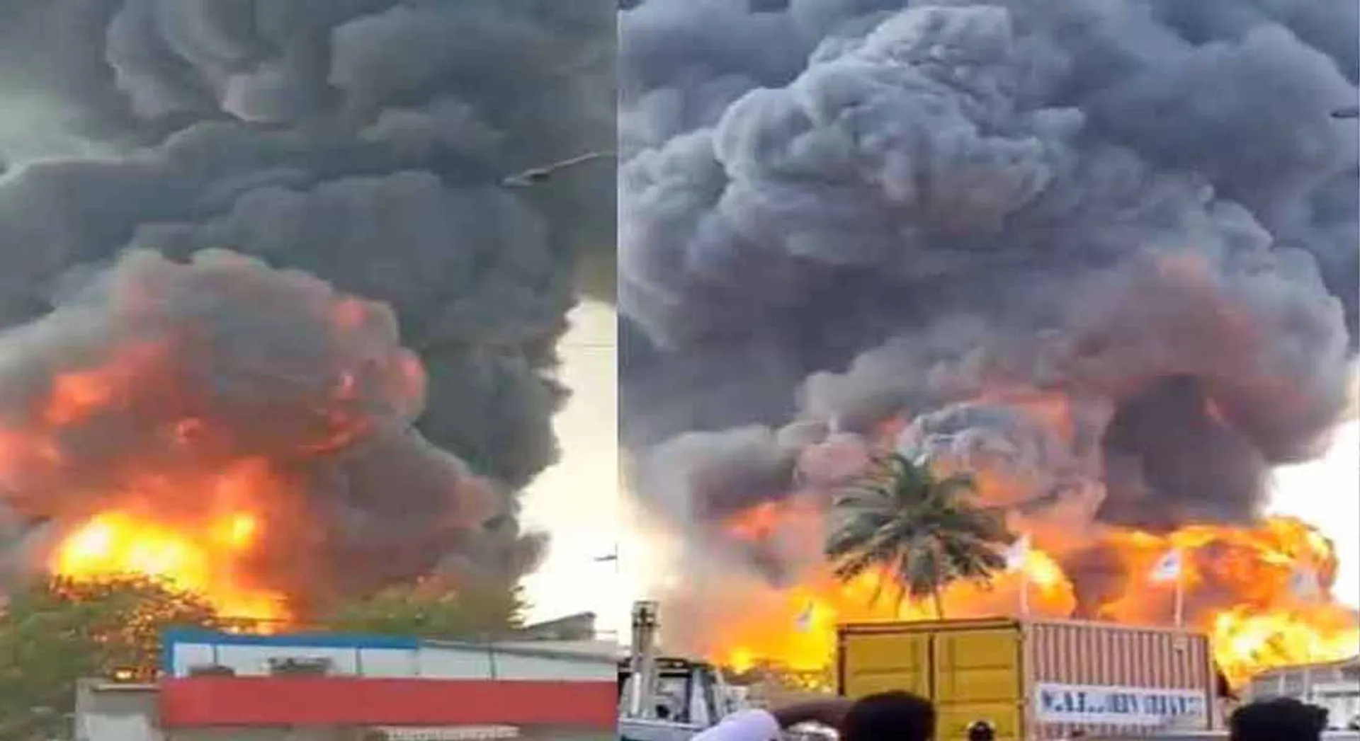 Fire at Kummidipoondi oilfield near Chennai