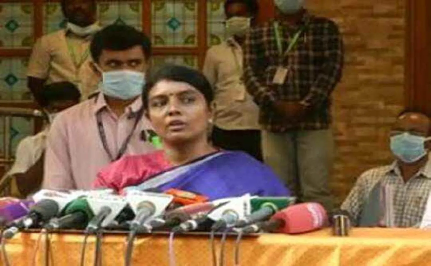  corona virus issue - beela rajesh press meet 