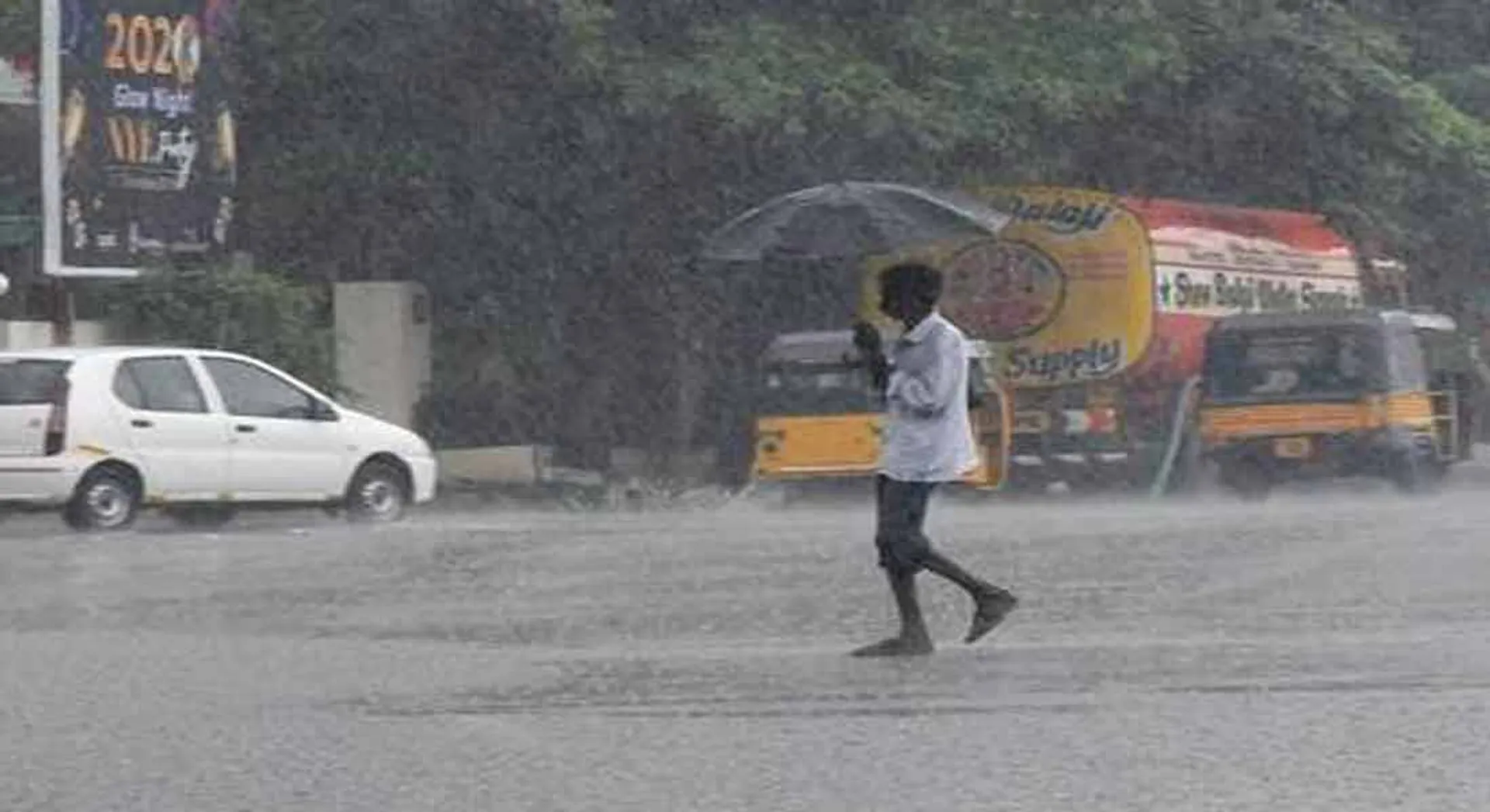 Heavy rains in several places including Chennai