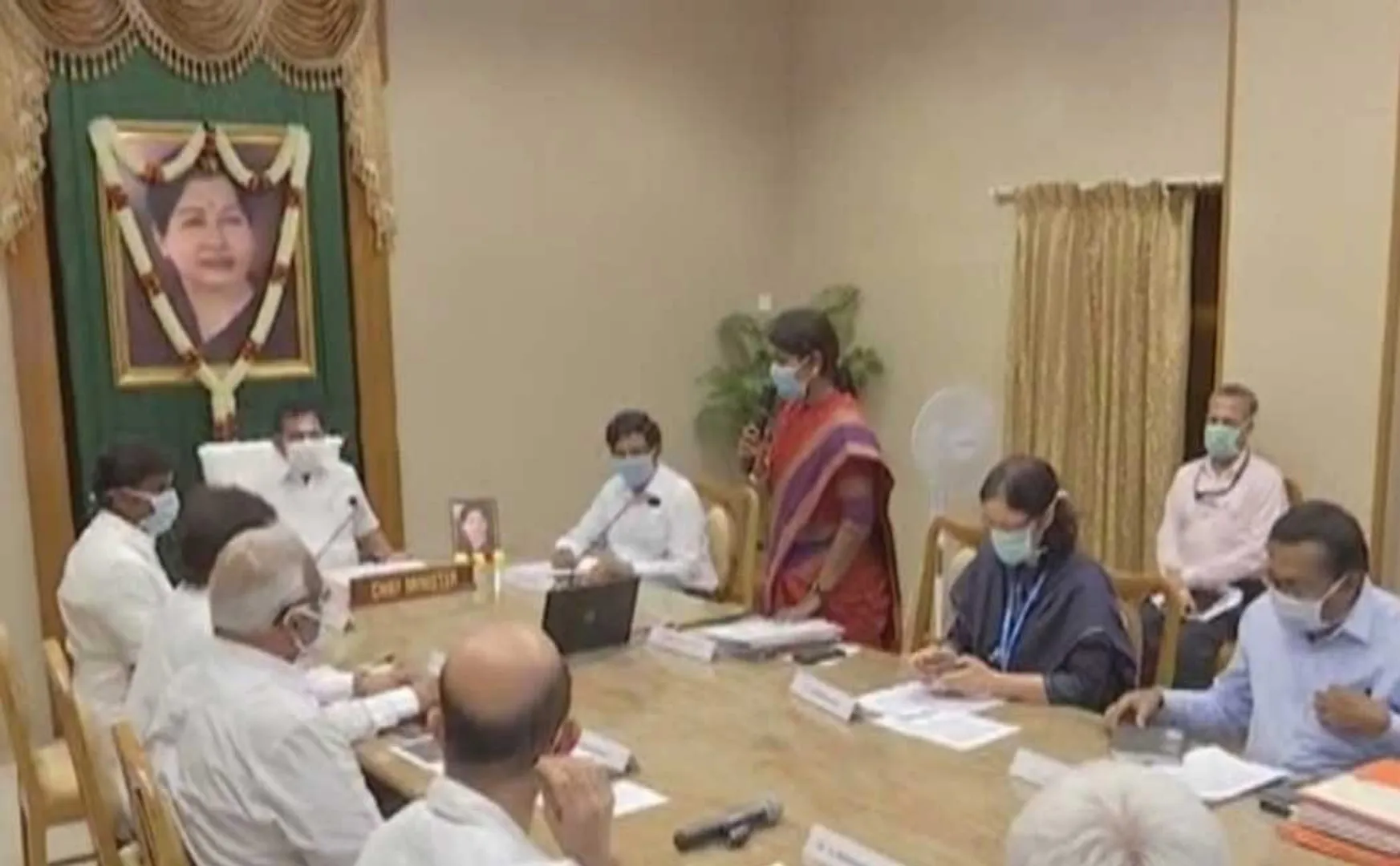 CM Palanisamy consultation with medical professionals