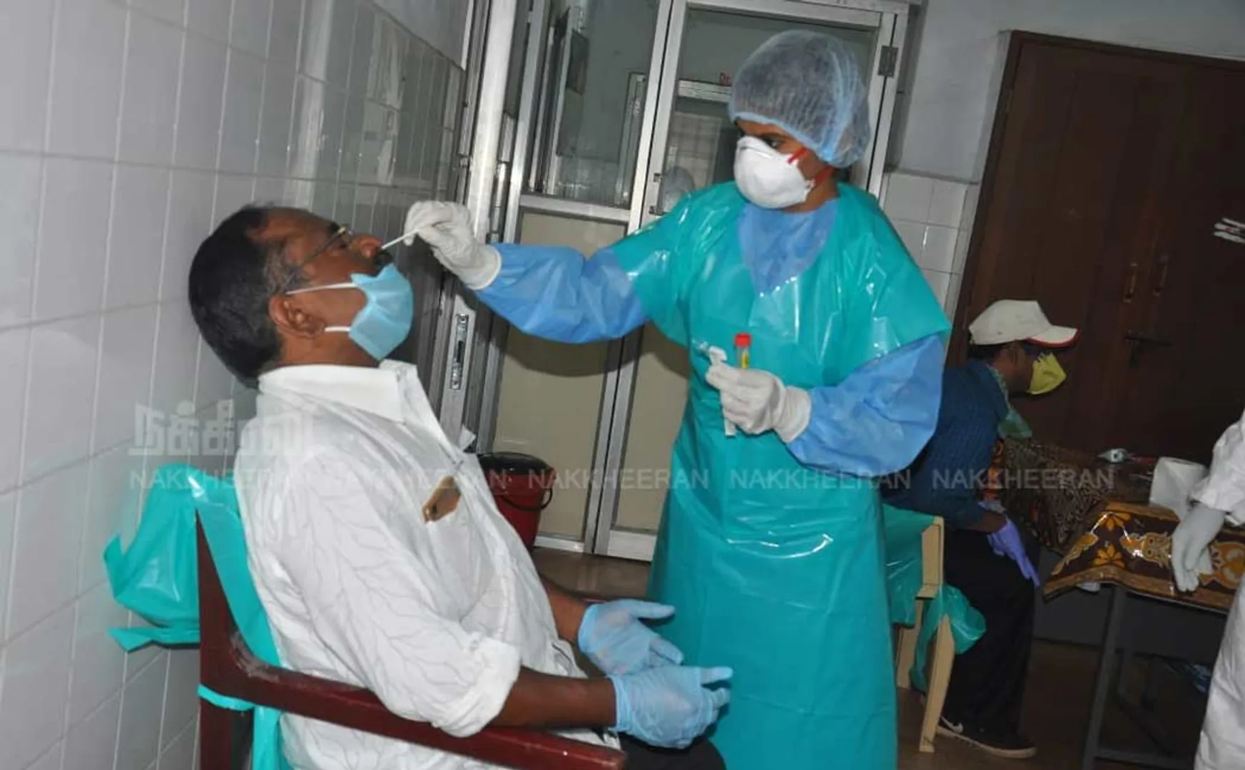 Testing for people living in an area with corona infection