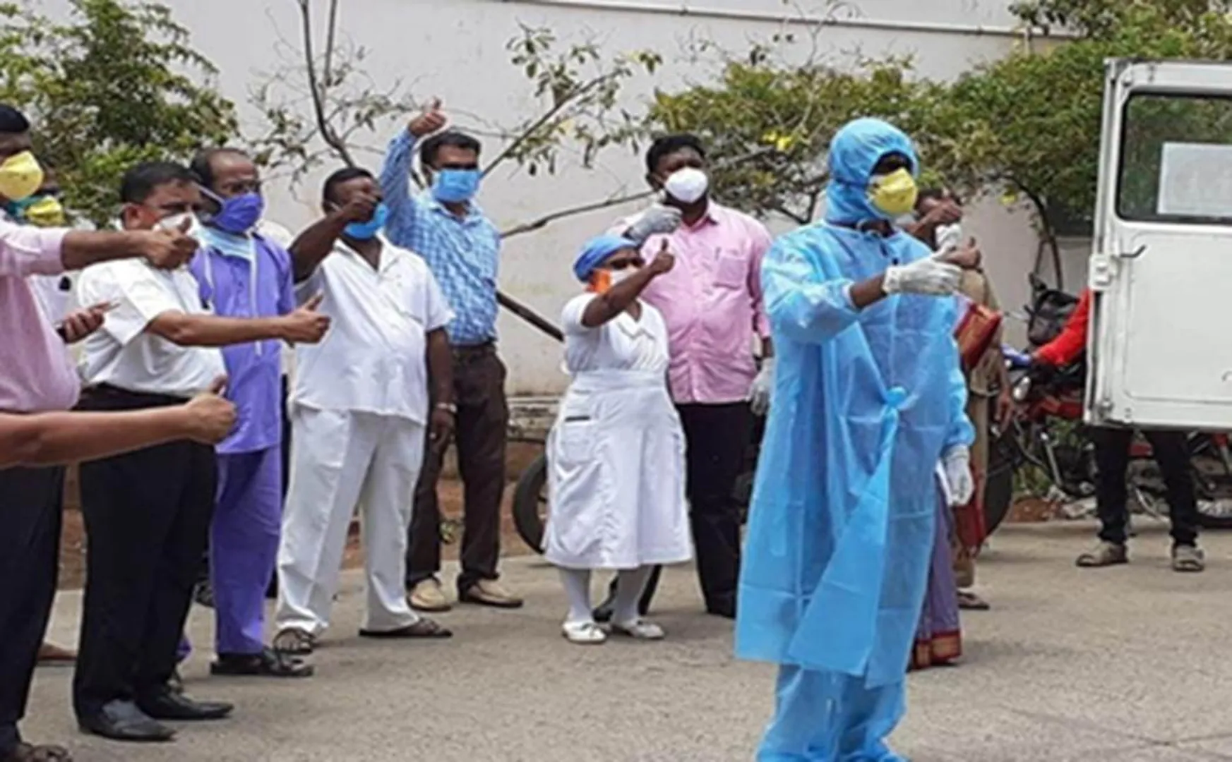 Erode youth recovering from corona infection