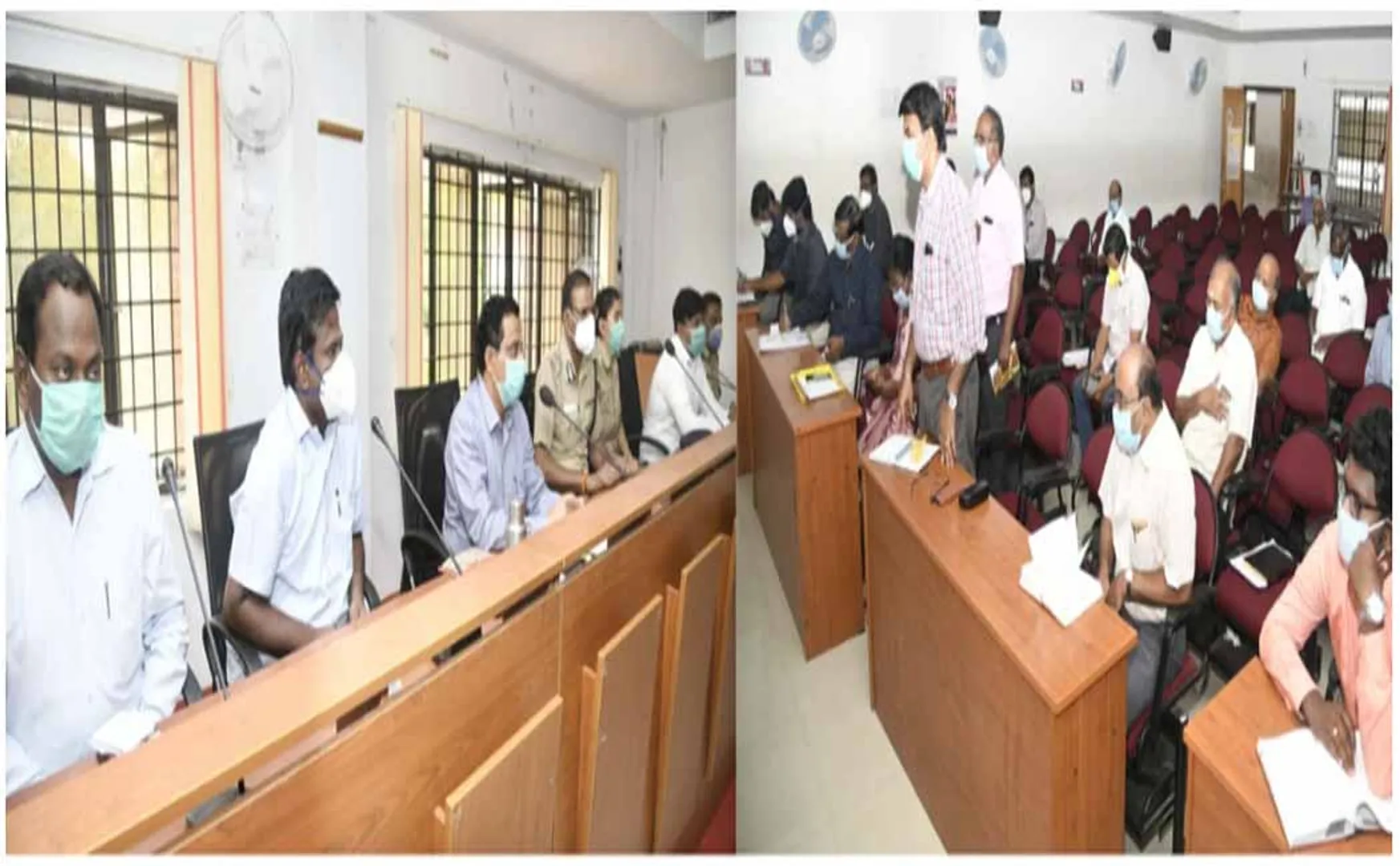 salem collector raman meeting coronavirus prevention discussion with officers 