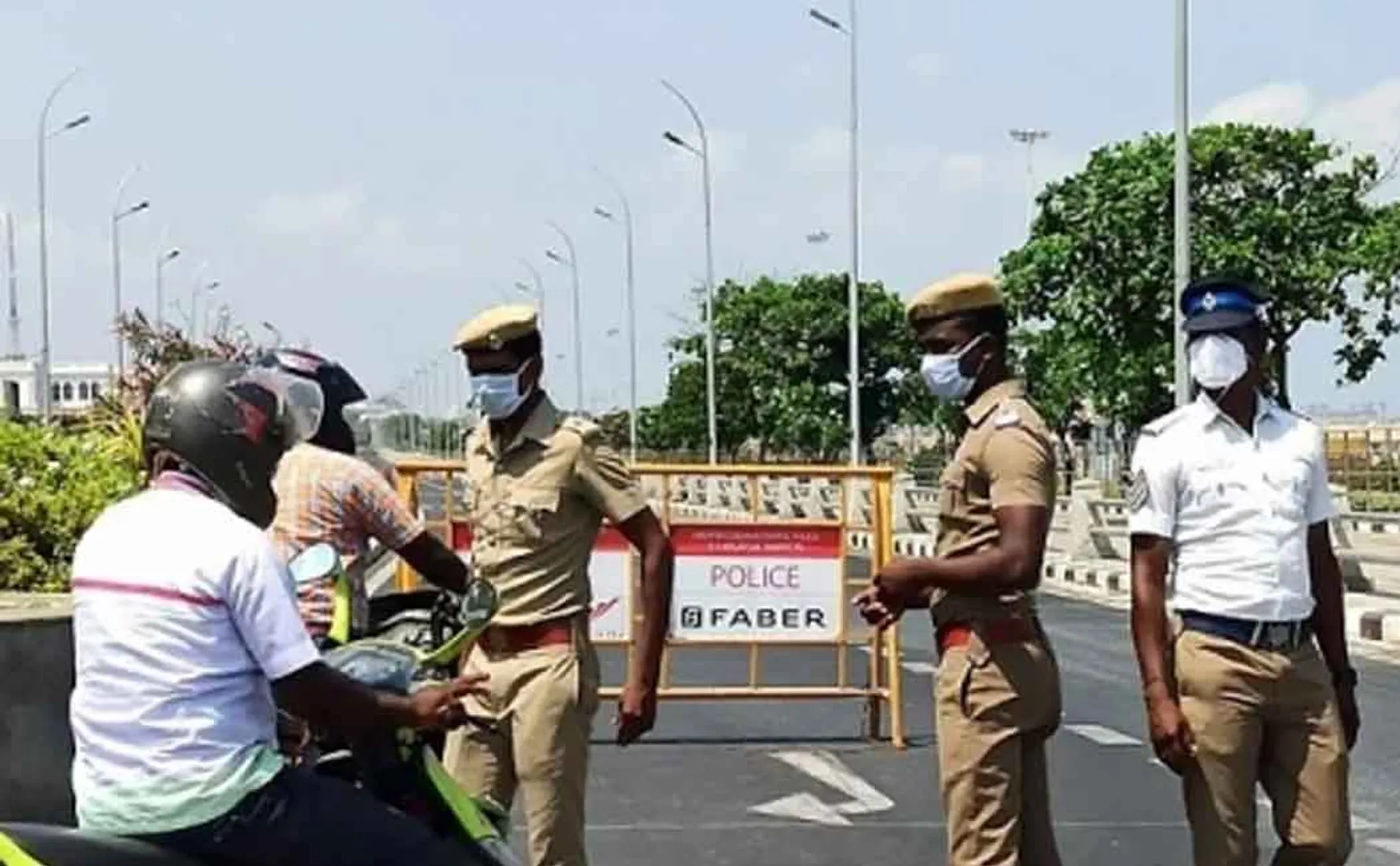 tamilnadu curfew police vehicles seizures 