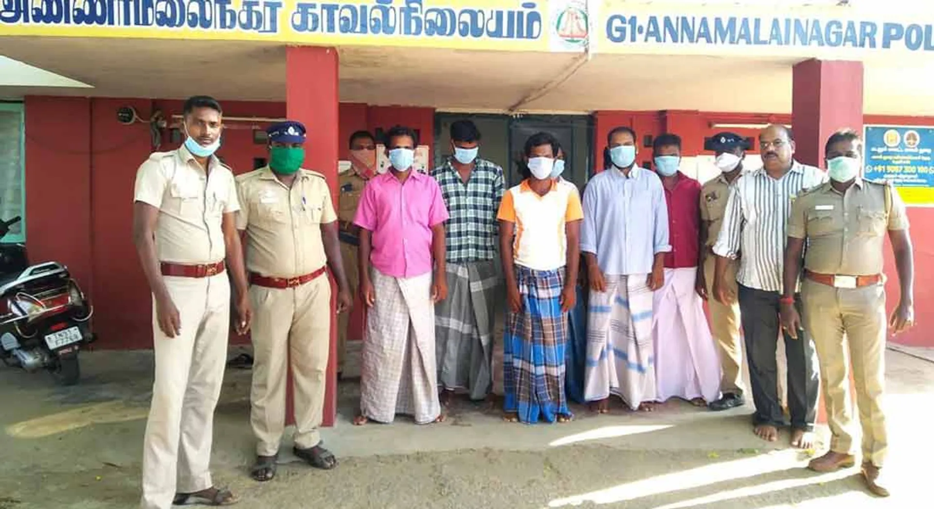  Seven persons arrested for selling illicit liquor in Chidambaram area