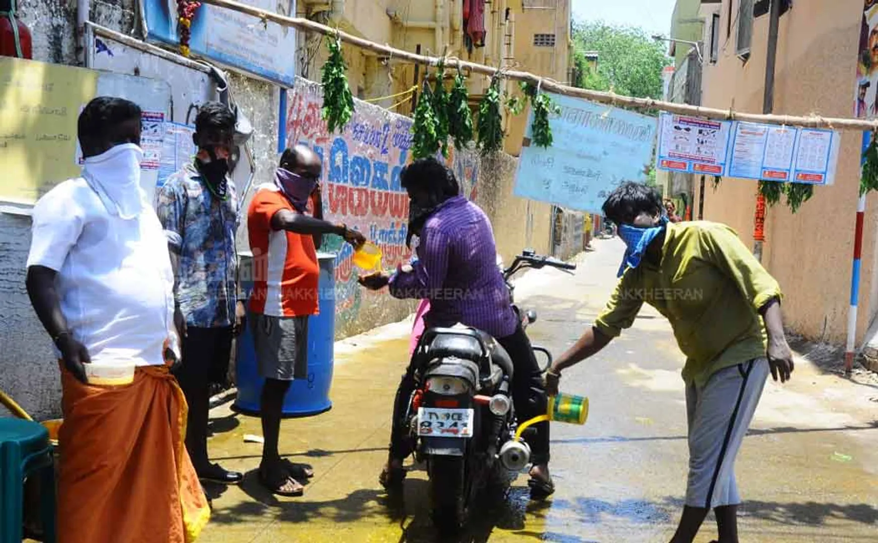 turmeric water Pouring Work to Prevent Corona