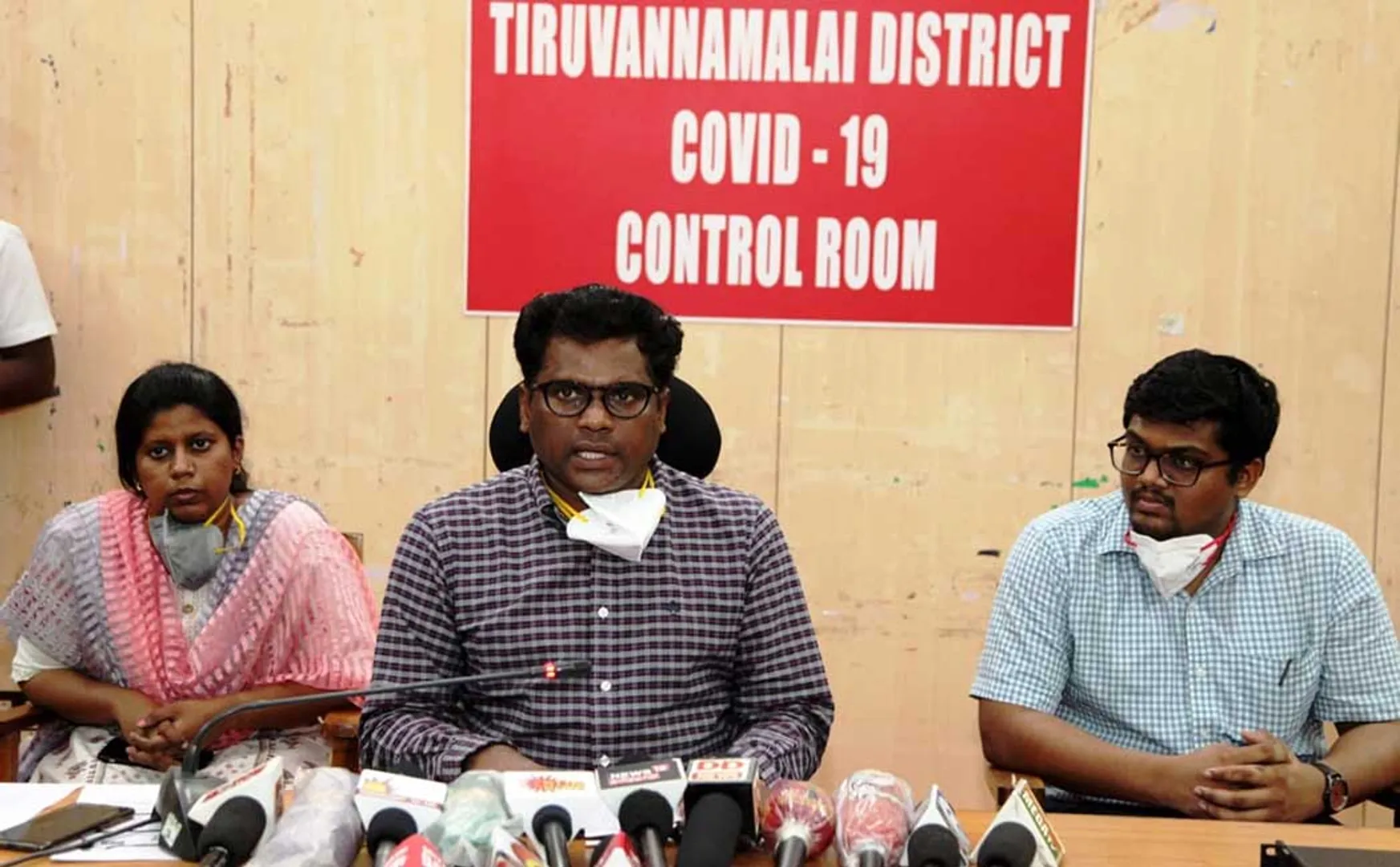 tiruvannamalai collector press meet 