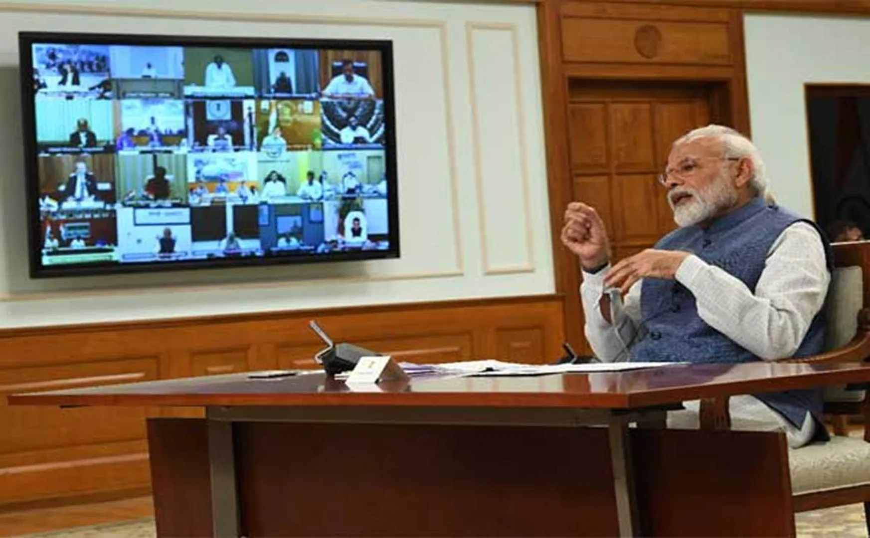  corona virus lockdown - PM Modi Video Conference With Chief Ministers