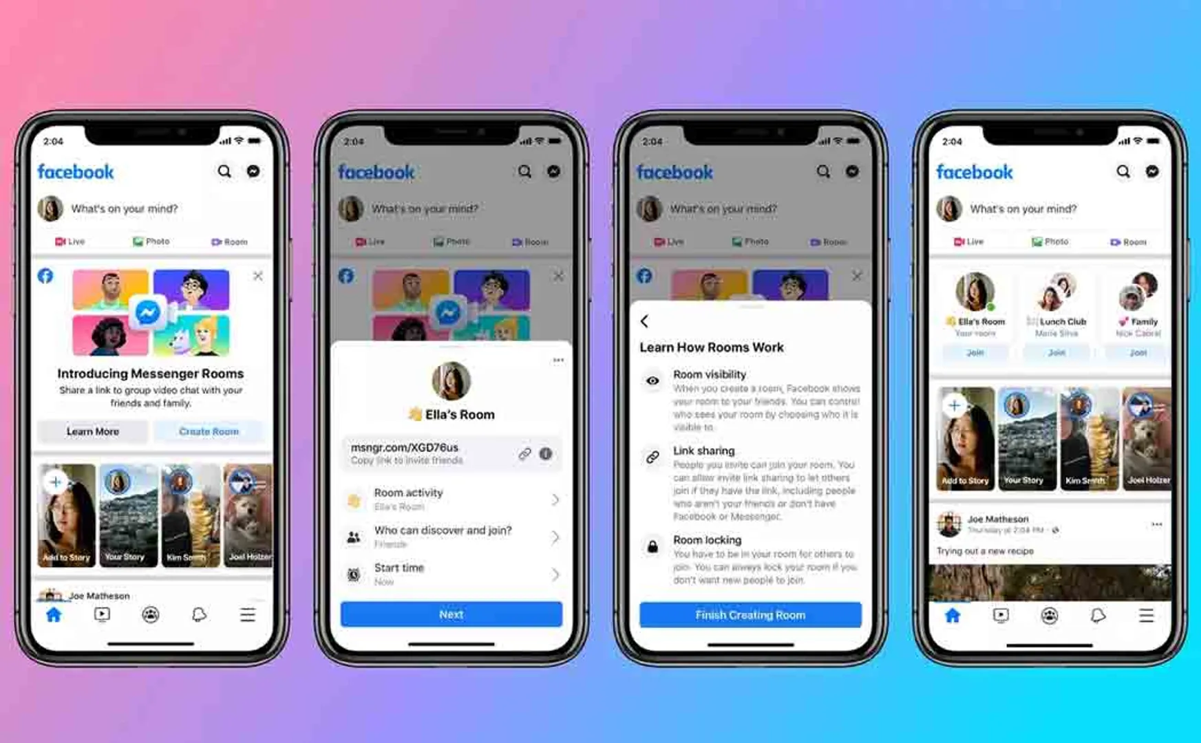 facebook to roll out new messenger rooms
