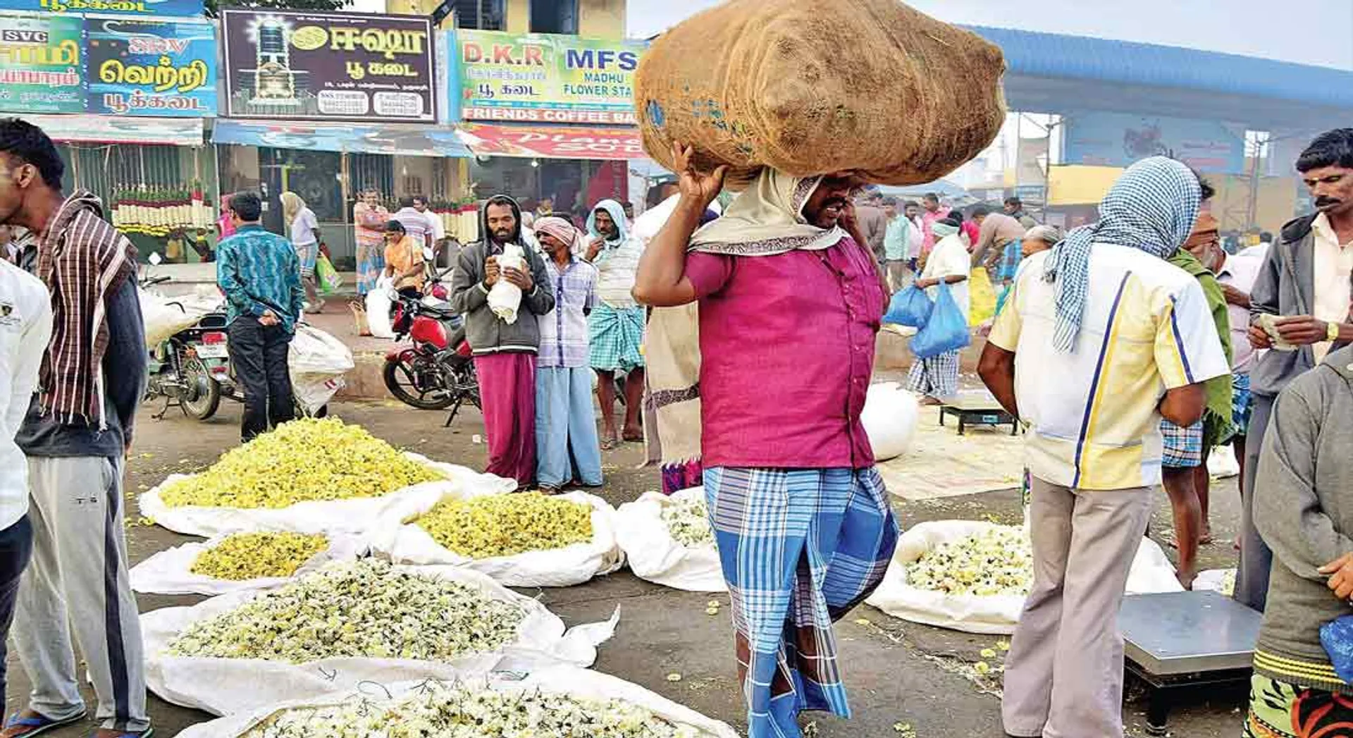 Coimbatore Flower Market change to mathavaram