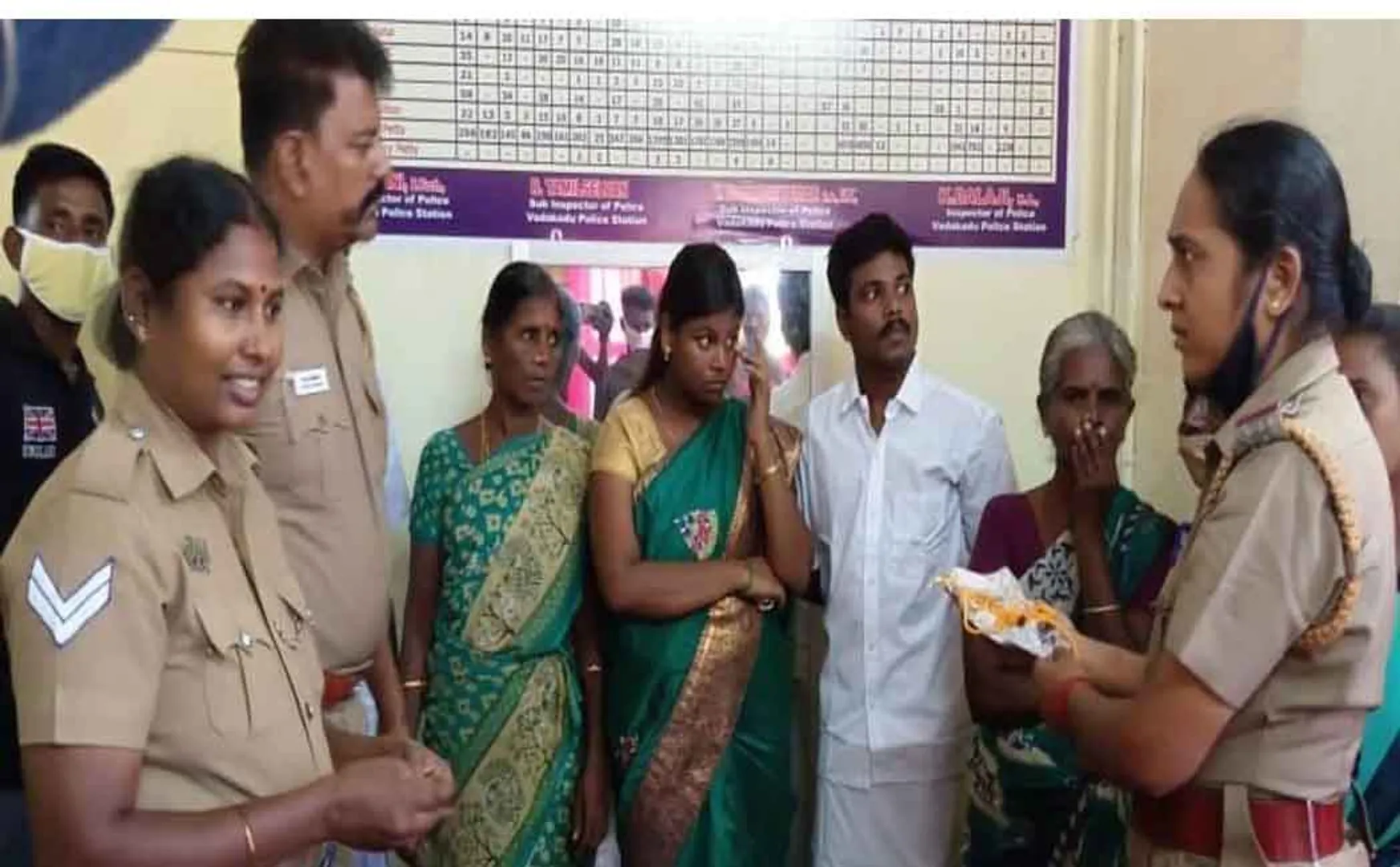 pregnant pudukkottai district vadakadu police station 
