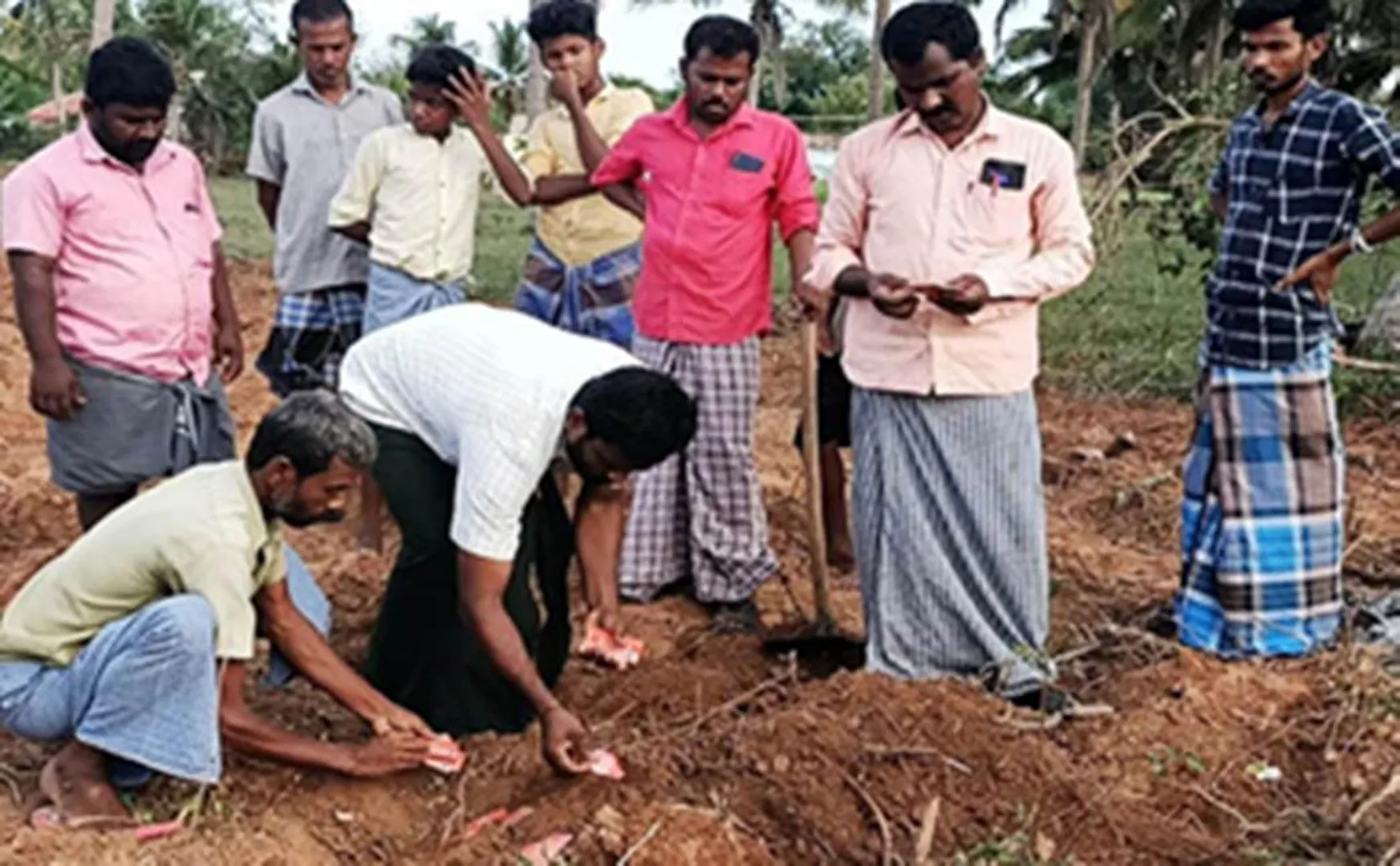 Pudukkottai incident -Insurance ID cards buried in the soil