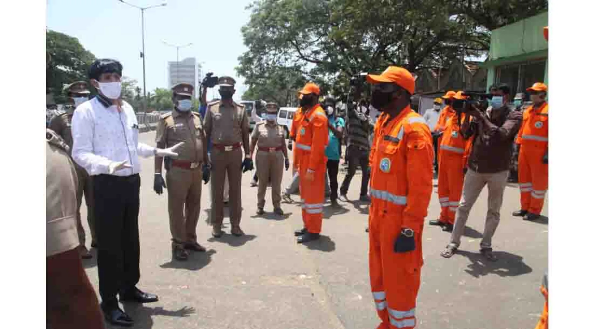 chennai koyambedu - Corona Special Officer - Inspection