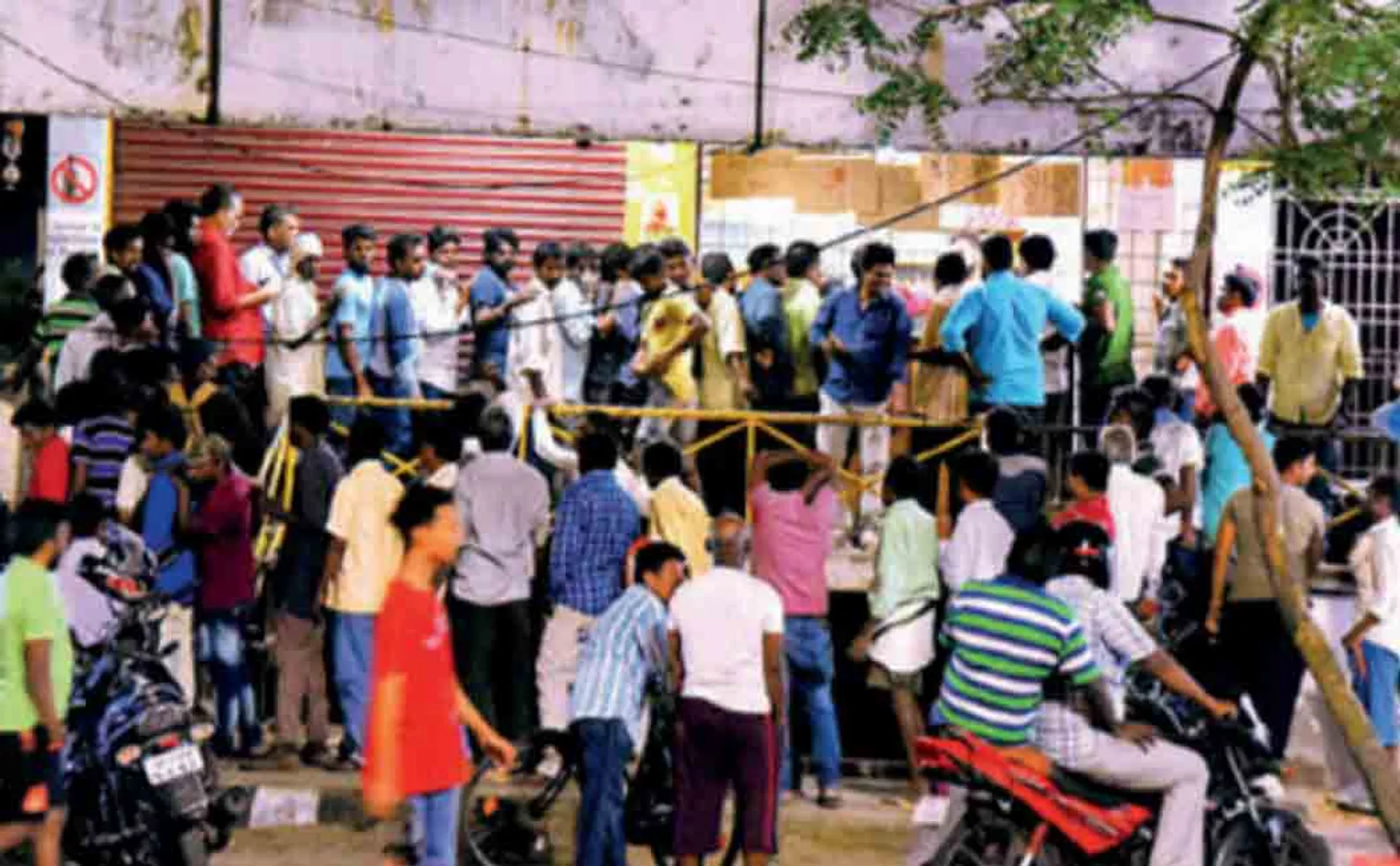 andhra school teachers in wine shop duty 