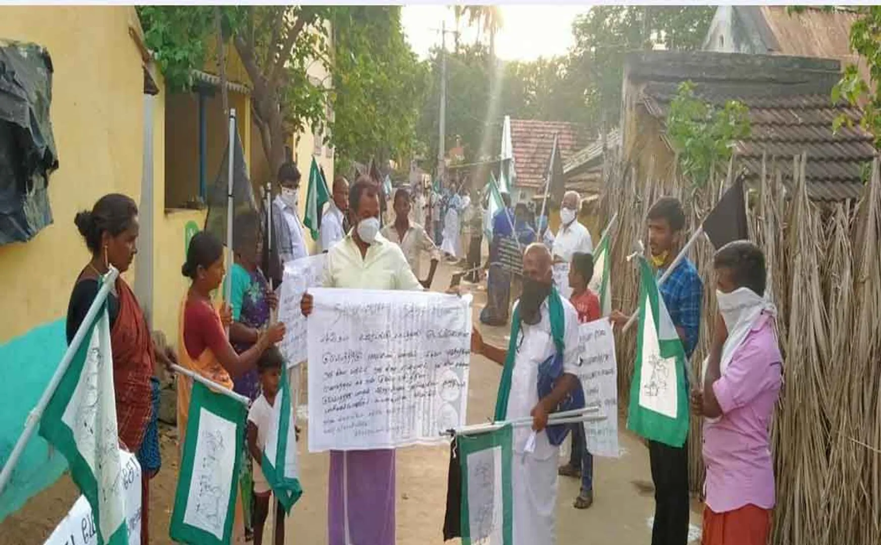 trichy farmers and village peoples karnataka dam issue 