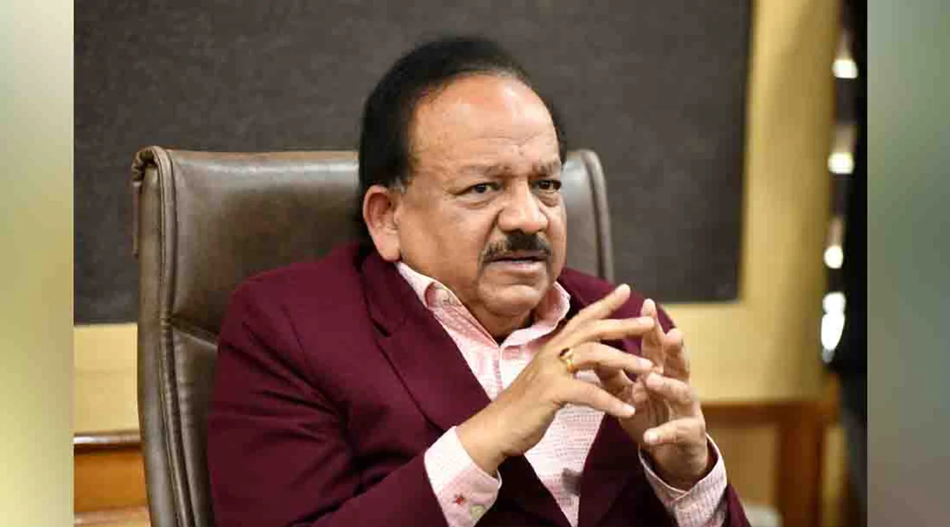 harsh vardhan health minister