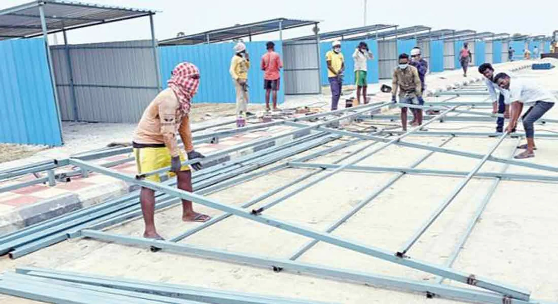 Temporary Markets in thirumazhisai - EPS, OPS inspect 