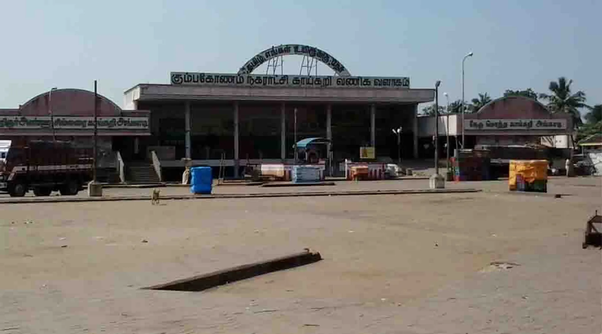 kumbakonam darasuram market - corona virus issue - 