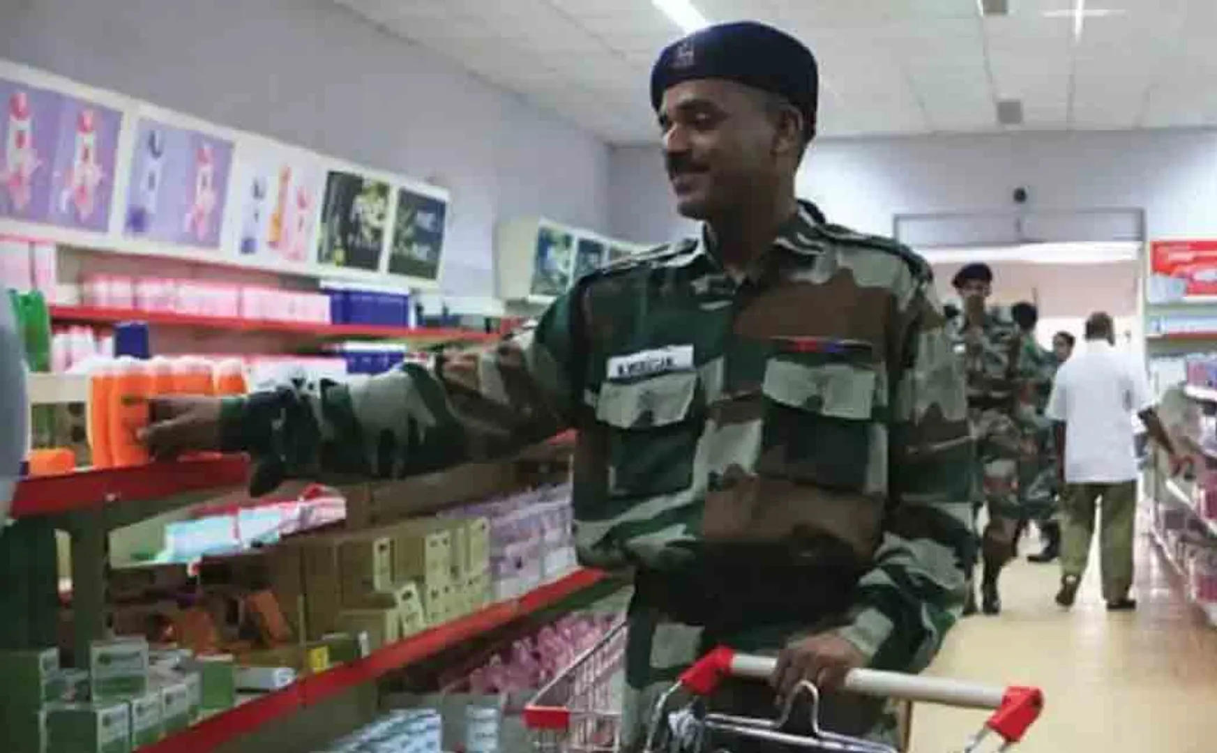 para military canteens to sell indian brand products