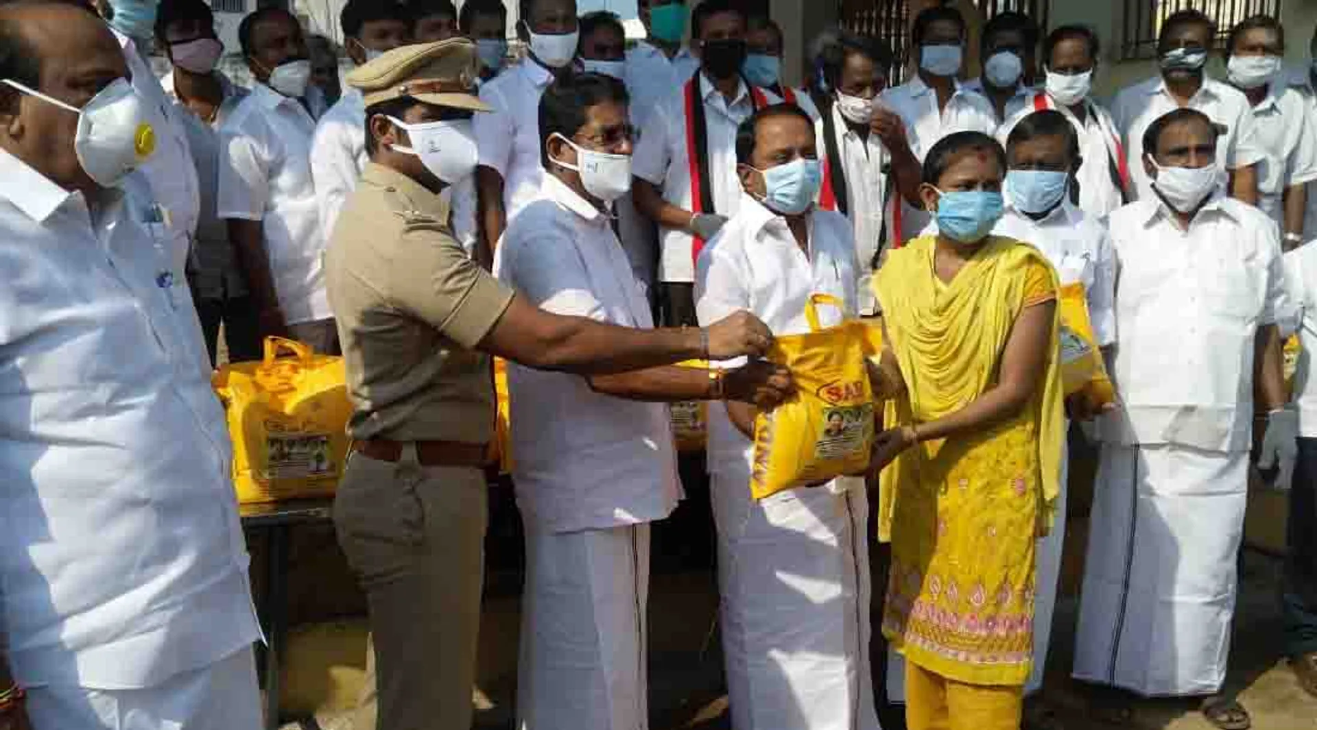 aiadmk - mla - erode East - corona virus issue - help 