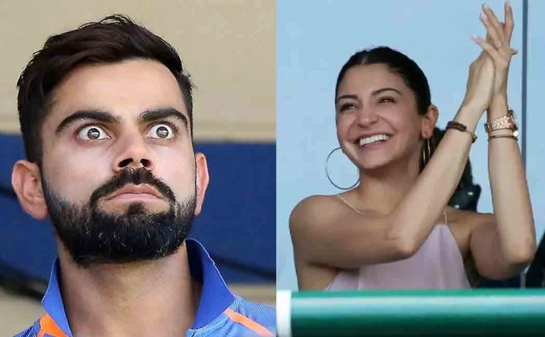 kohli and anushka sharma playing cricket