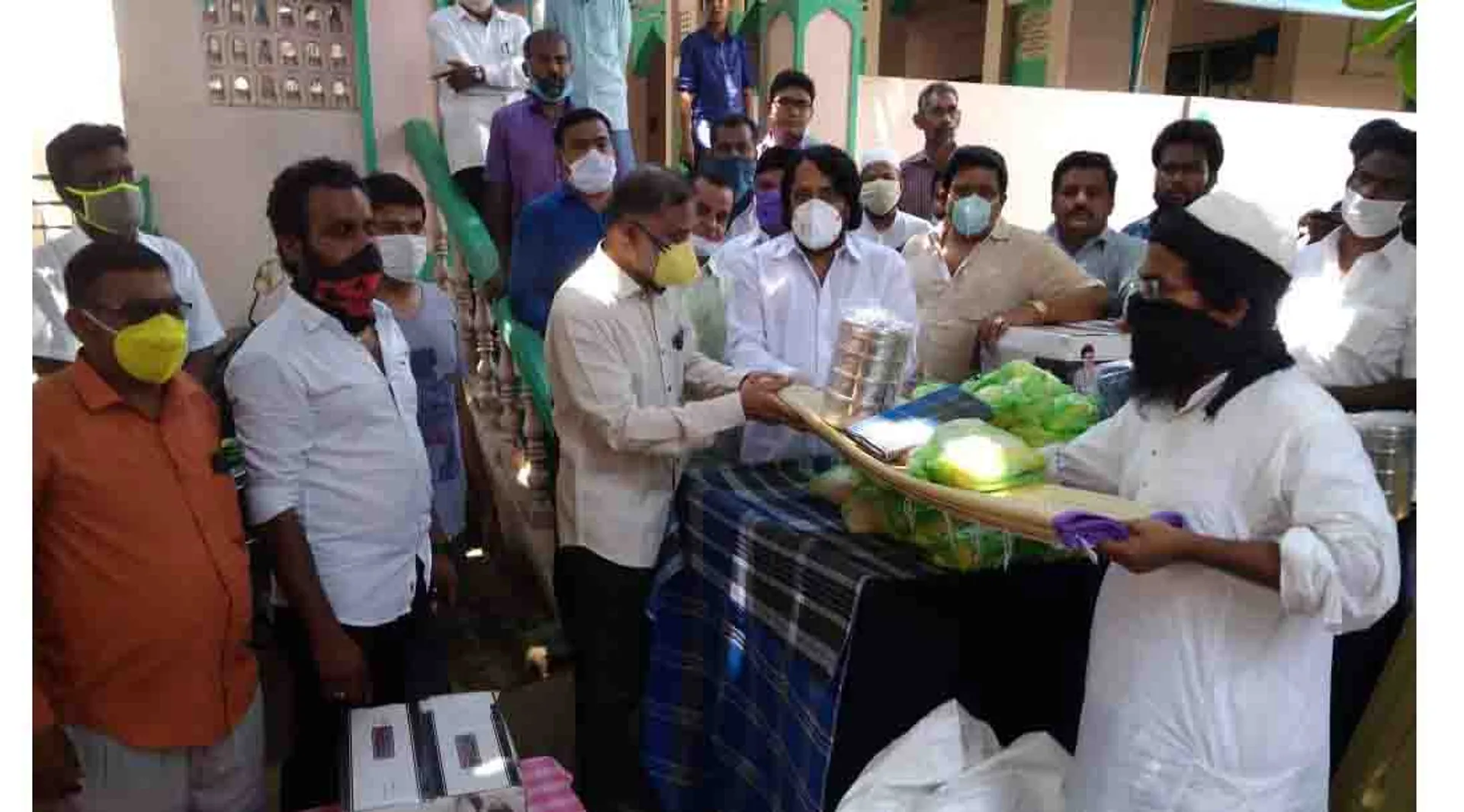 thiruvannamalai - corona virus issue - dmk - help -  sri dharan