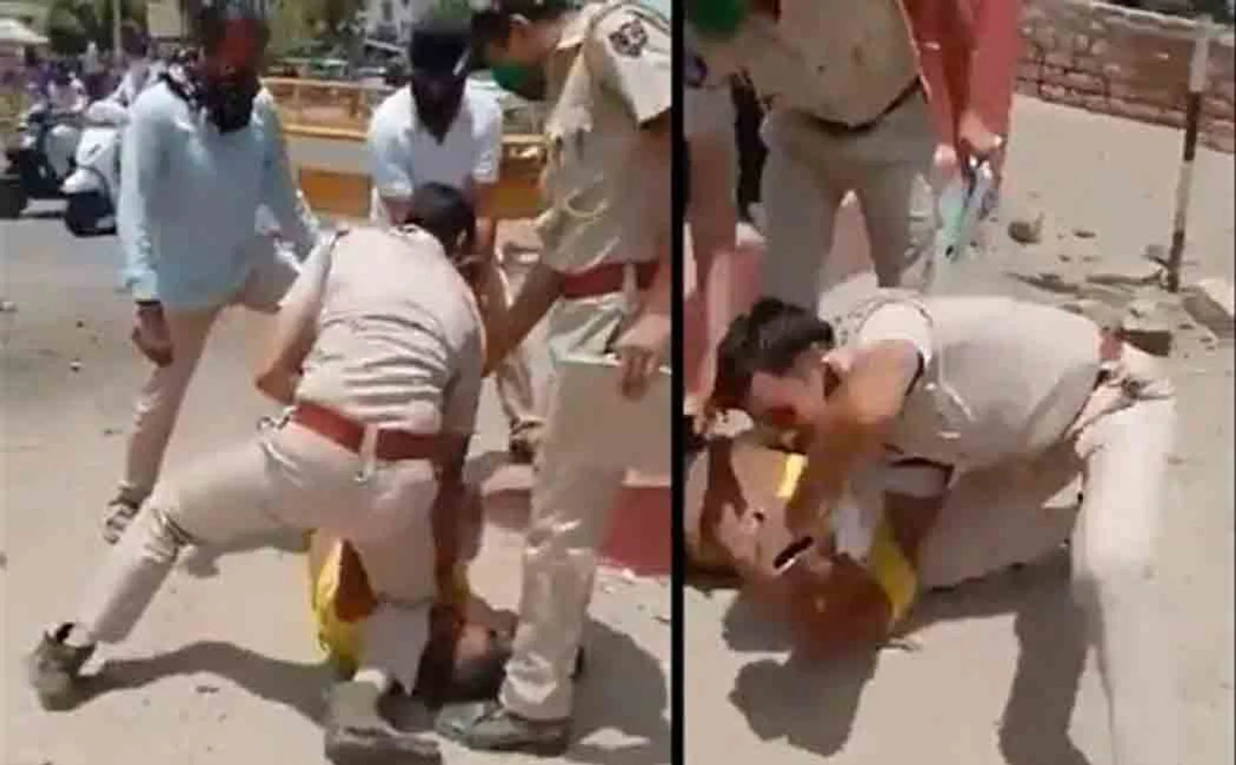 george floyd like incident by jodhpur police 