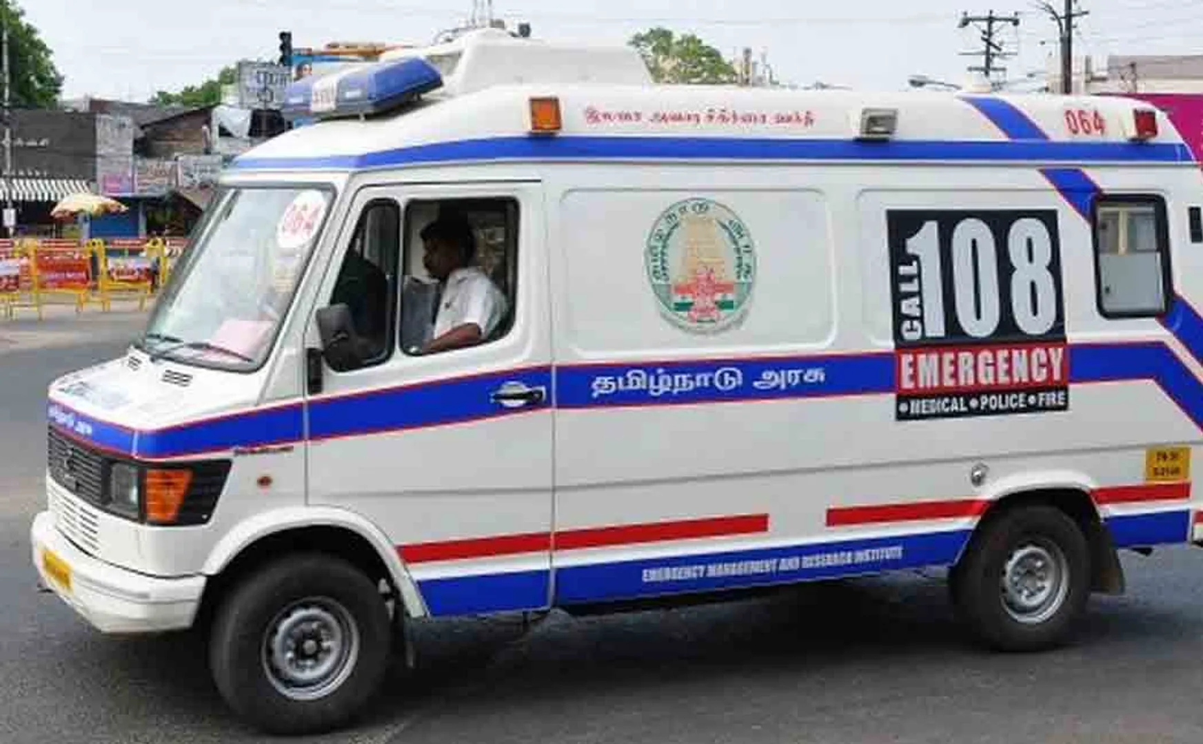 chennai coronavirus 108 ambulance  new landline number announced 
