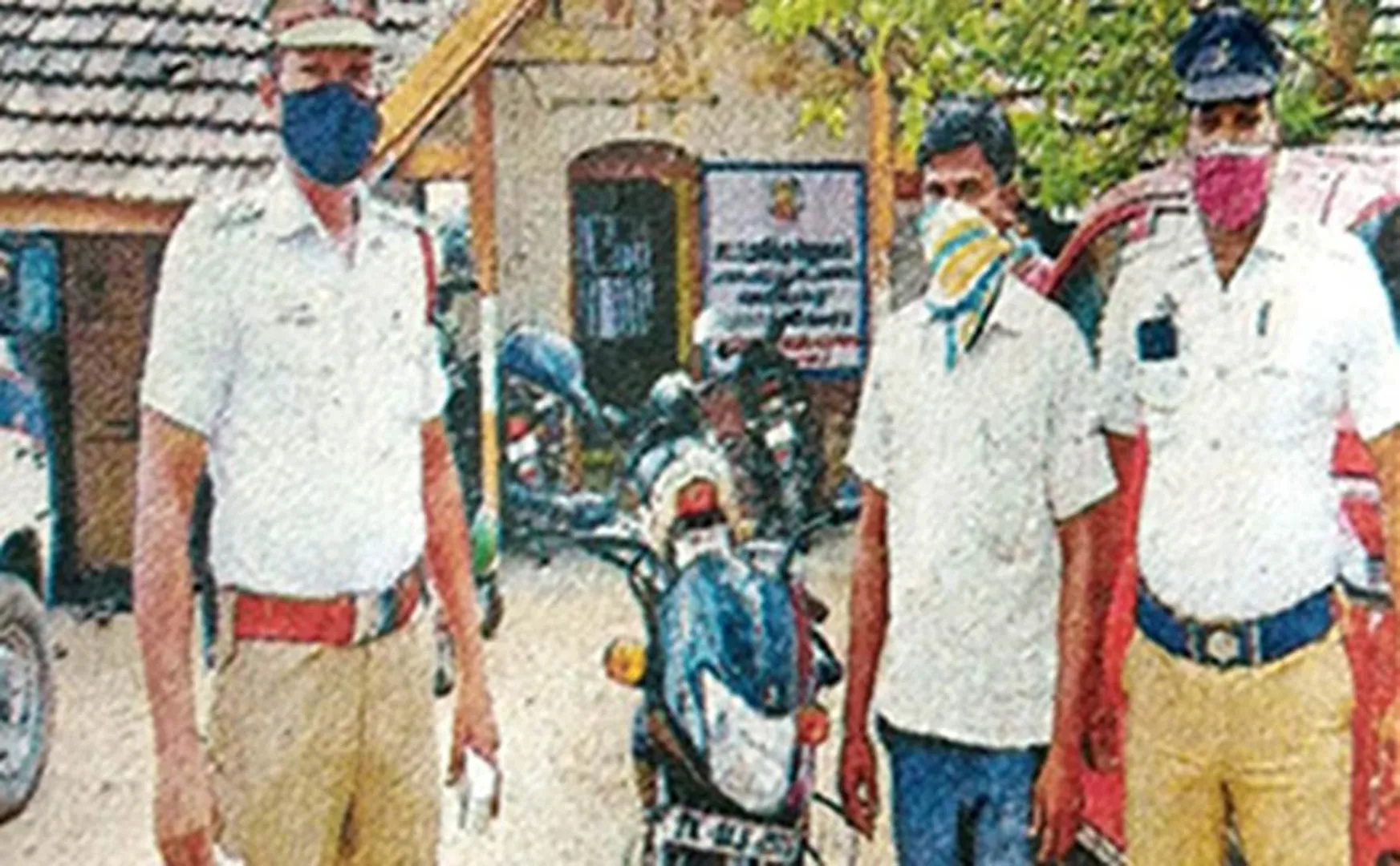 Cuddalore - Schoolgirl - Bike - police