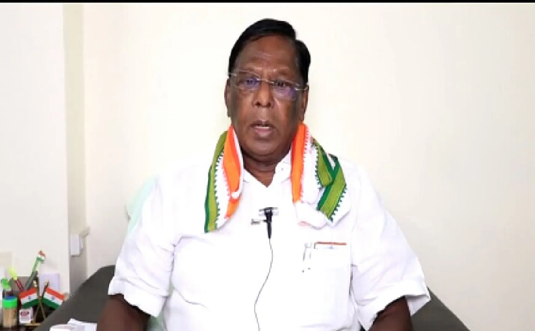 puducherry cm narayanasamy press meet 